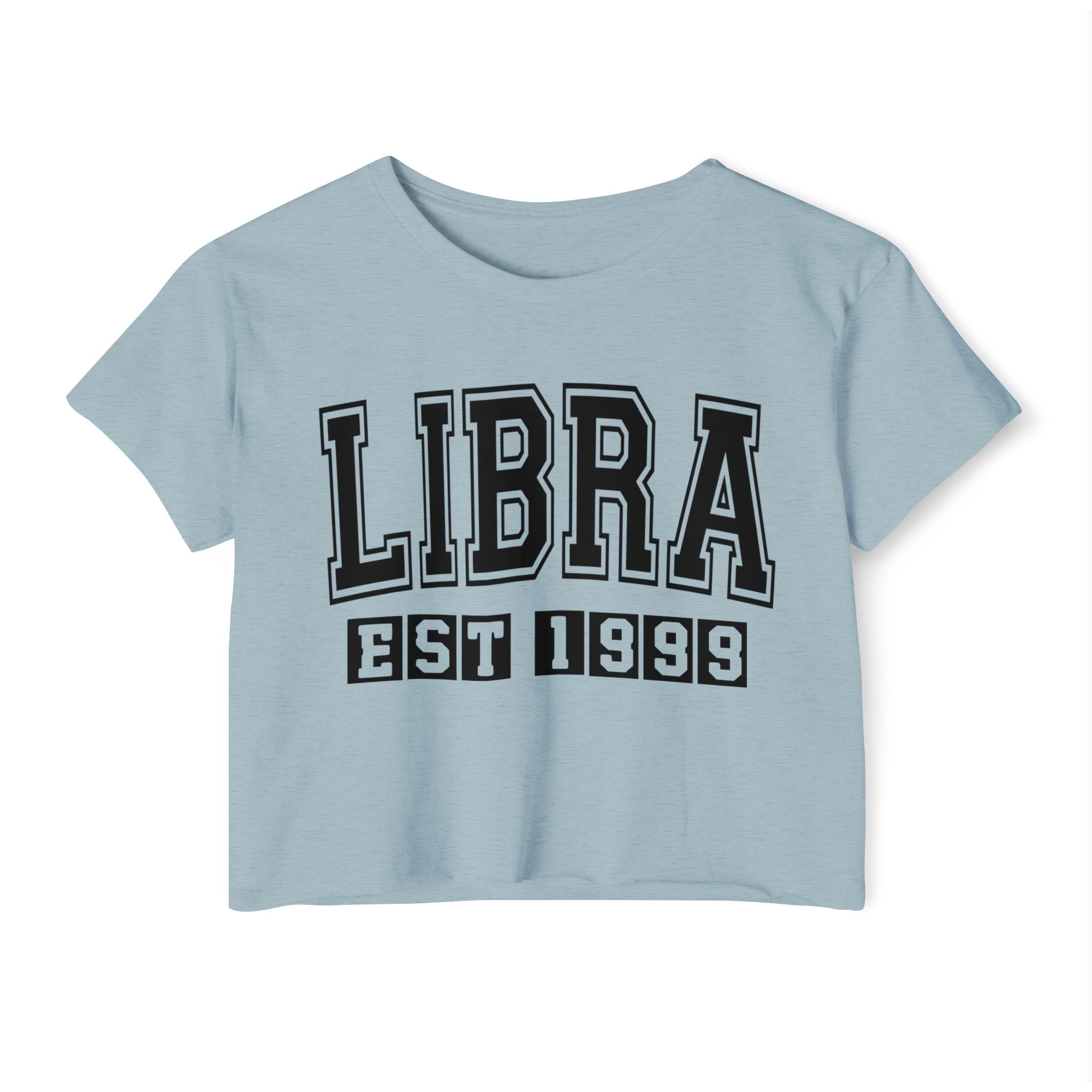 Libra EST (YEAR) Personalization -  Crop Top
