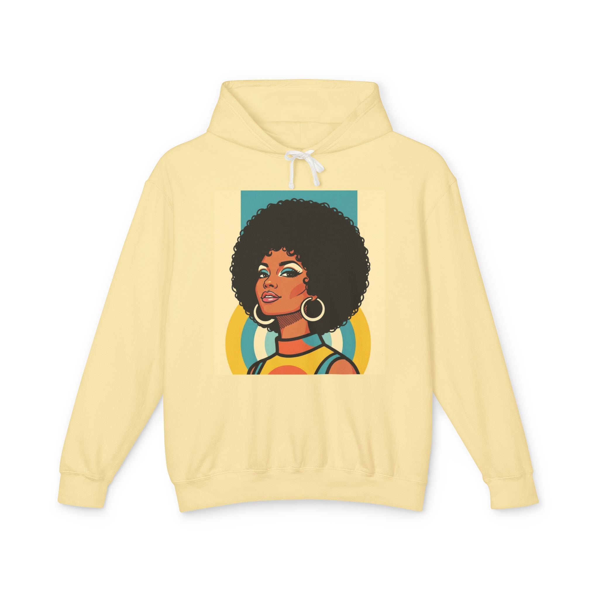 Beautiful Black Woman Portrait - African American Woman Pride Hoodie