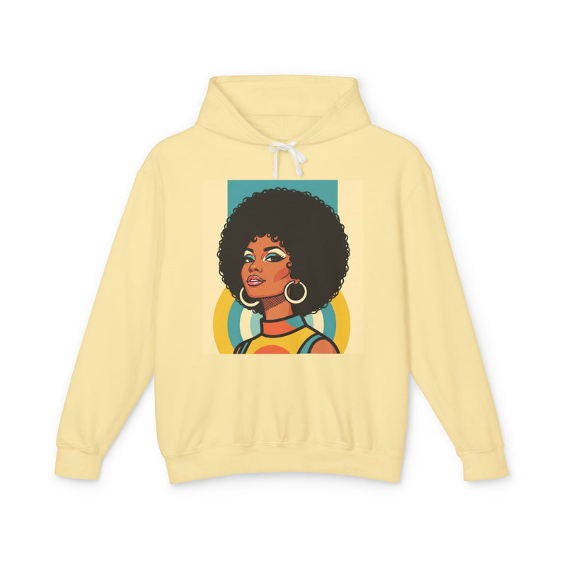 Beautiful Black Woman Portrait — African American Woman Pride Hoodie