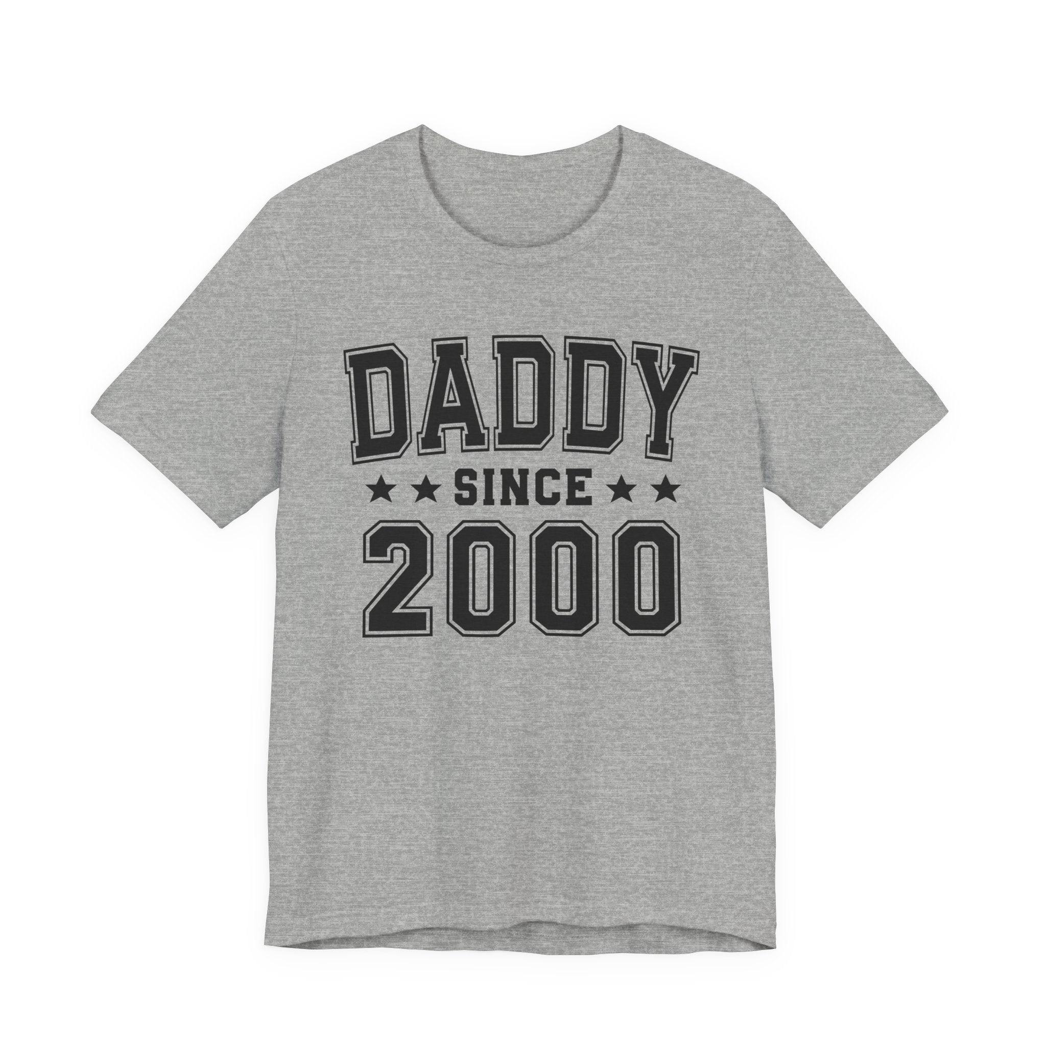 Daddy Since (Personalized Date) —  Fatherhood Pride T-shirt, Father's Day Gift