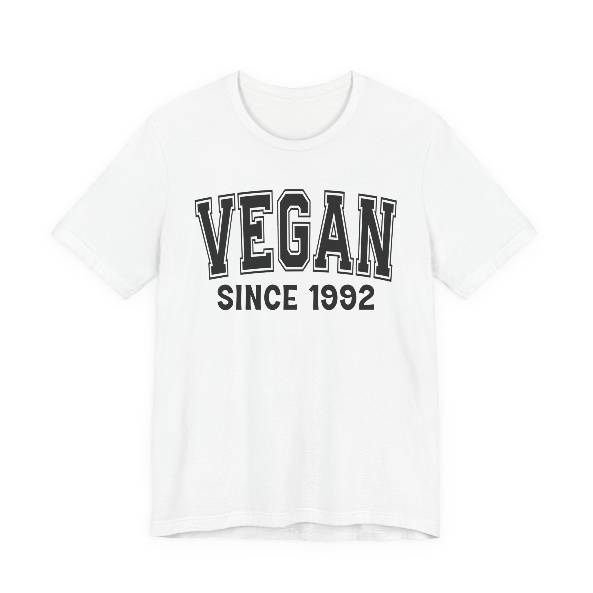 Vegan Personalization T-Shirt - Add Your Special "Since Date"