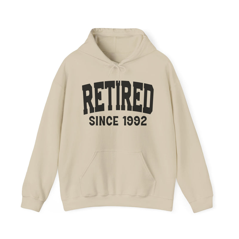 Retired Personalization Hoodie — Add Your Special "Since Date"