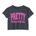 Pretty Lifestyle Crop Top — Women's Festival Graphic Tee
