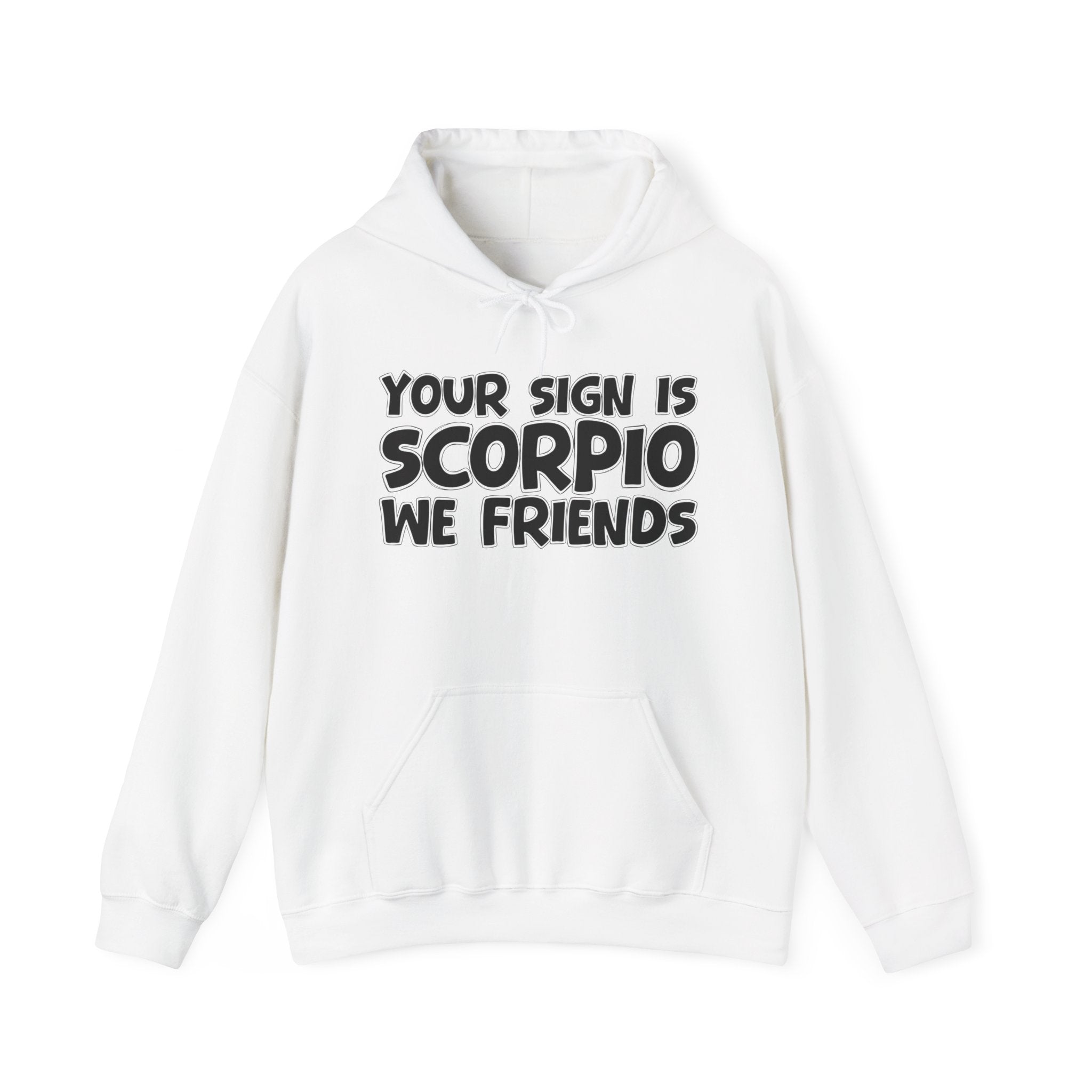 Your Sign Is Scorpio We Friends - Fun Astrology Hoodie Gift