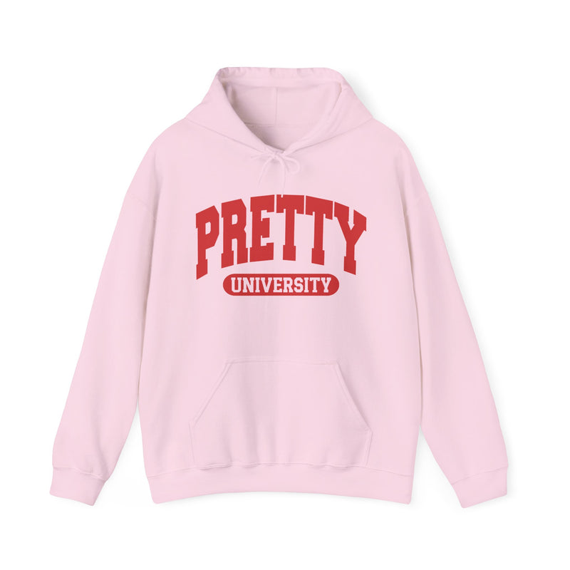Pretty University — Retro Collegiate Hoodie