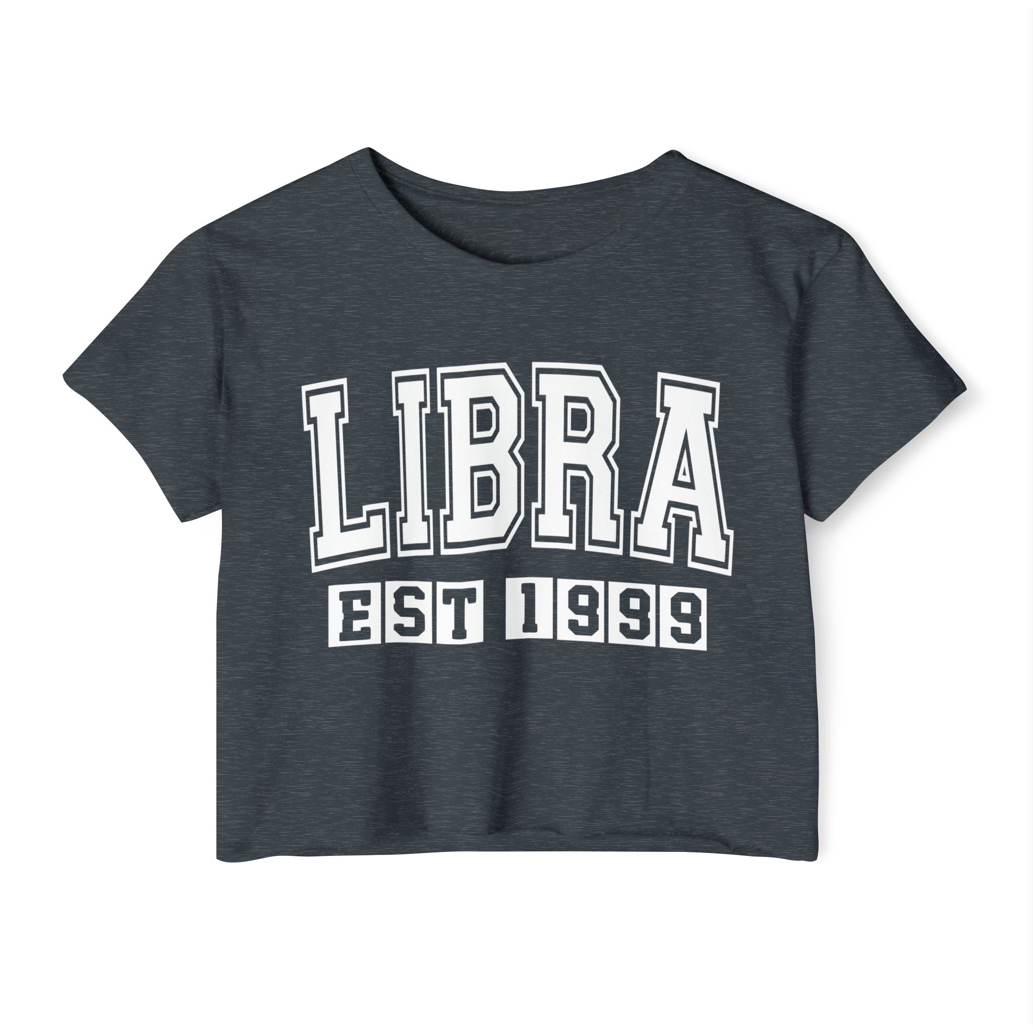 Libra EST (YEAR) Personalization -  Crop Top
