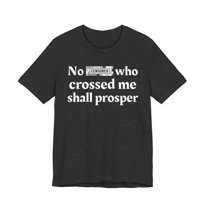 No Bitch Who Crossed Me Shall Prosper — T-Shirt