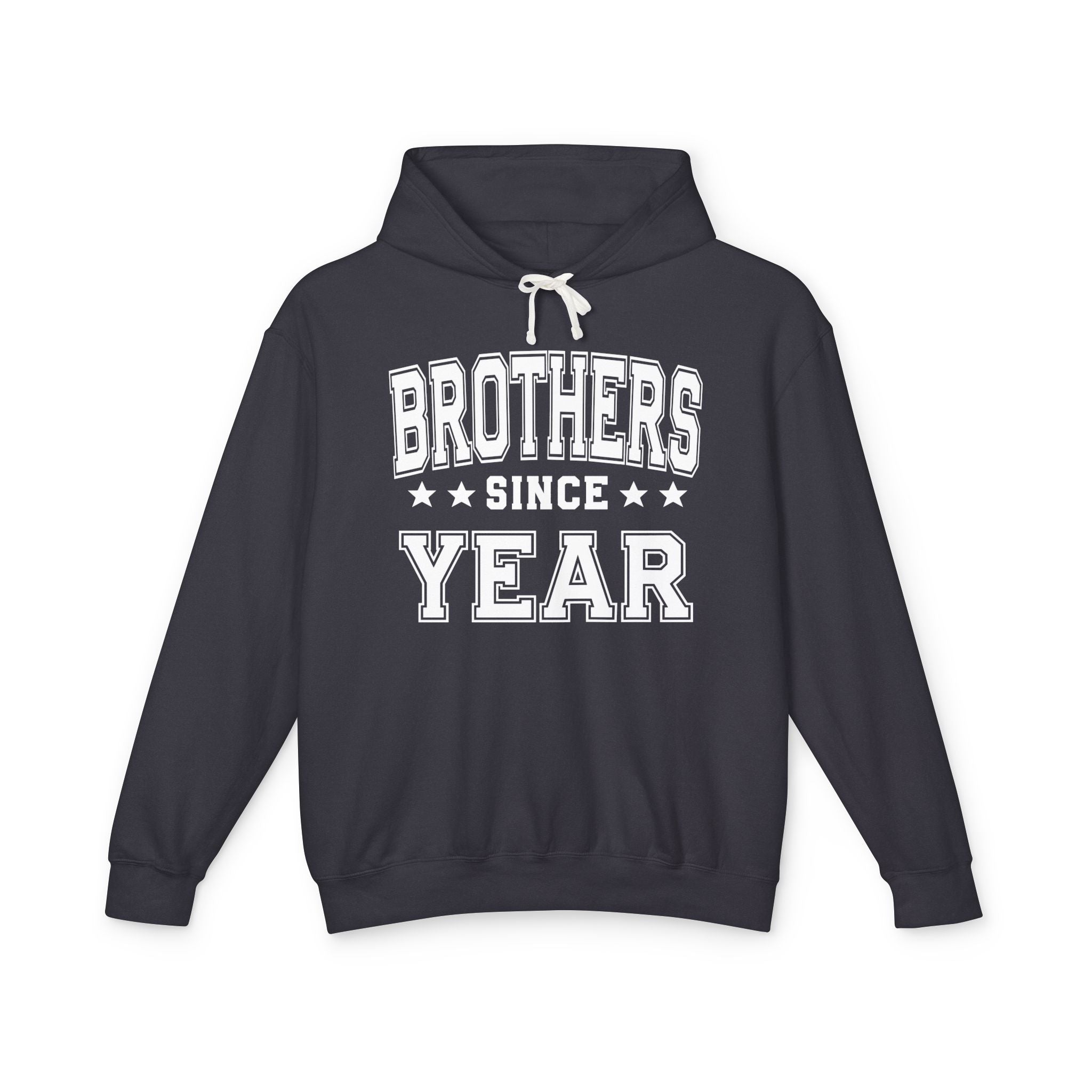 Brothers (Personalized Date) — Friendship Sibling Milestone Hoodie
