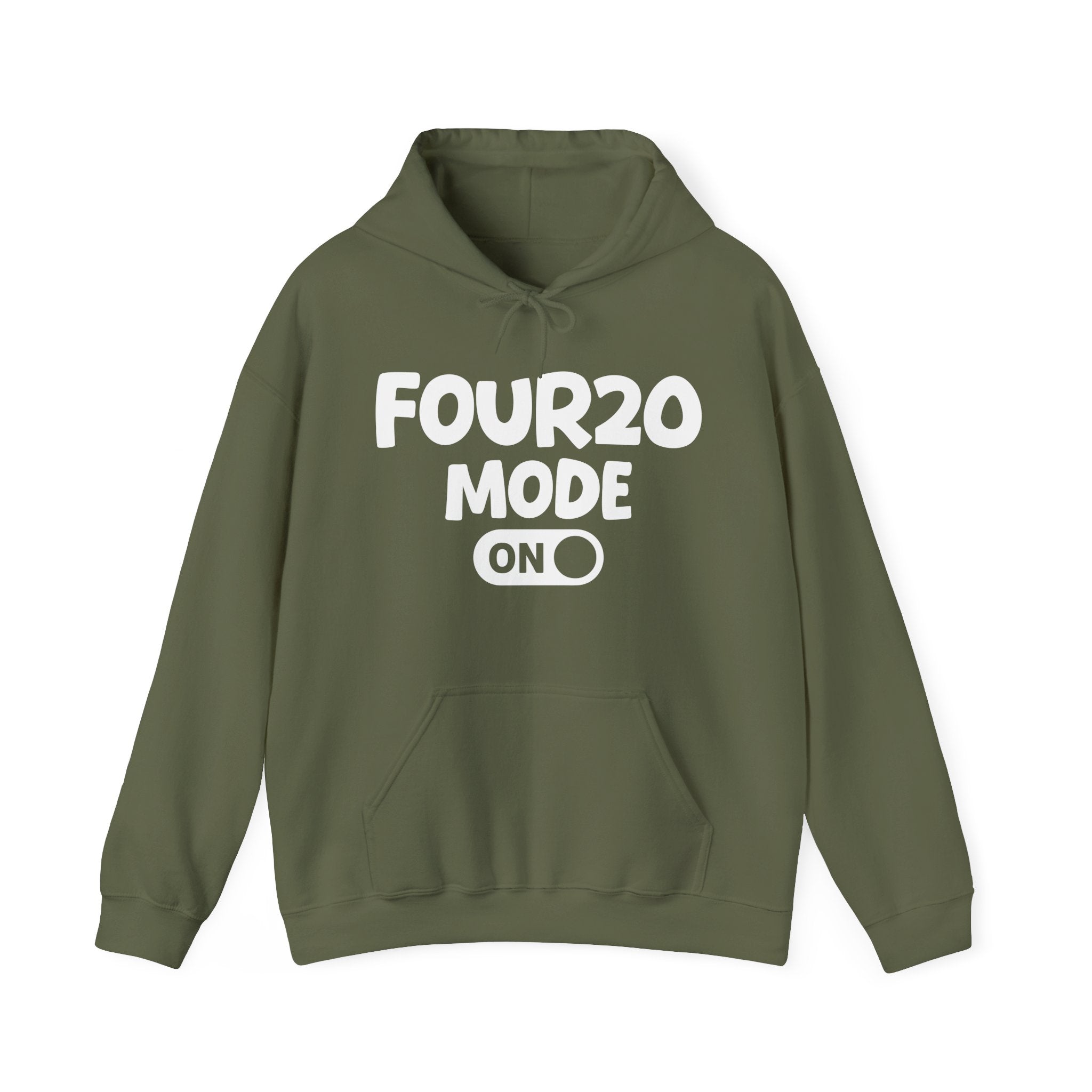 Four20 Mode On — Motivational Positive Graphic Hoodie