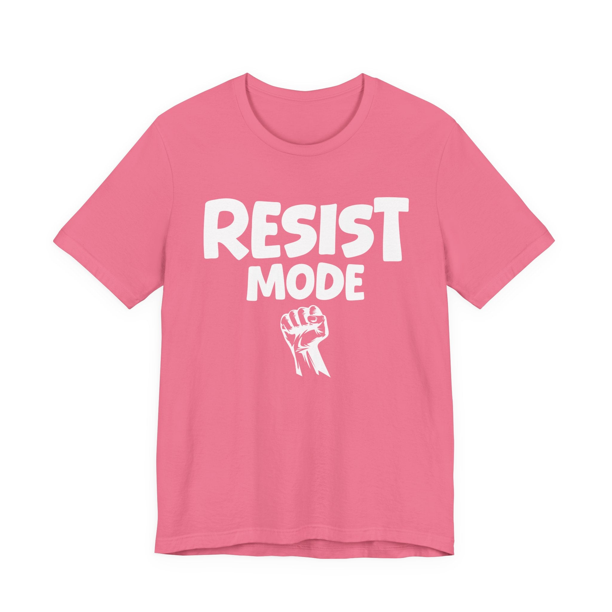 Resist Mode T-Shirt – Bold Protest Graphic Tee with Raised Fist
