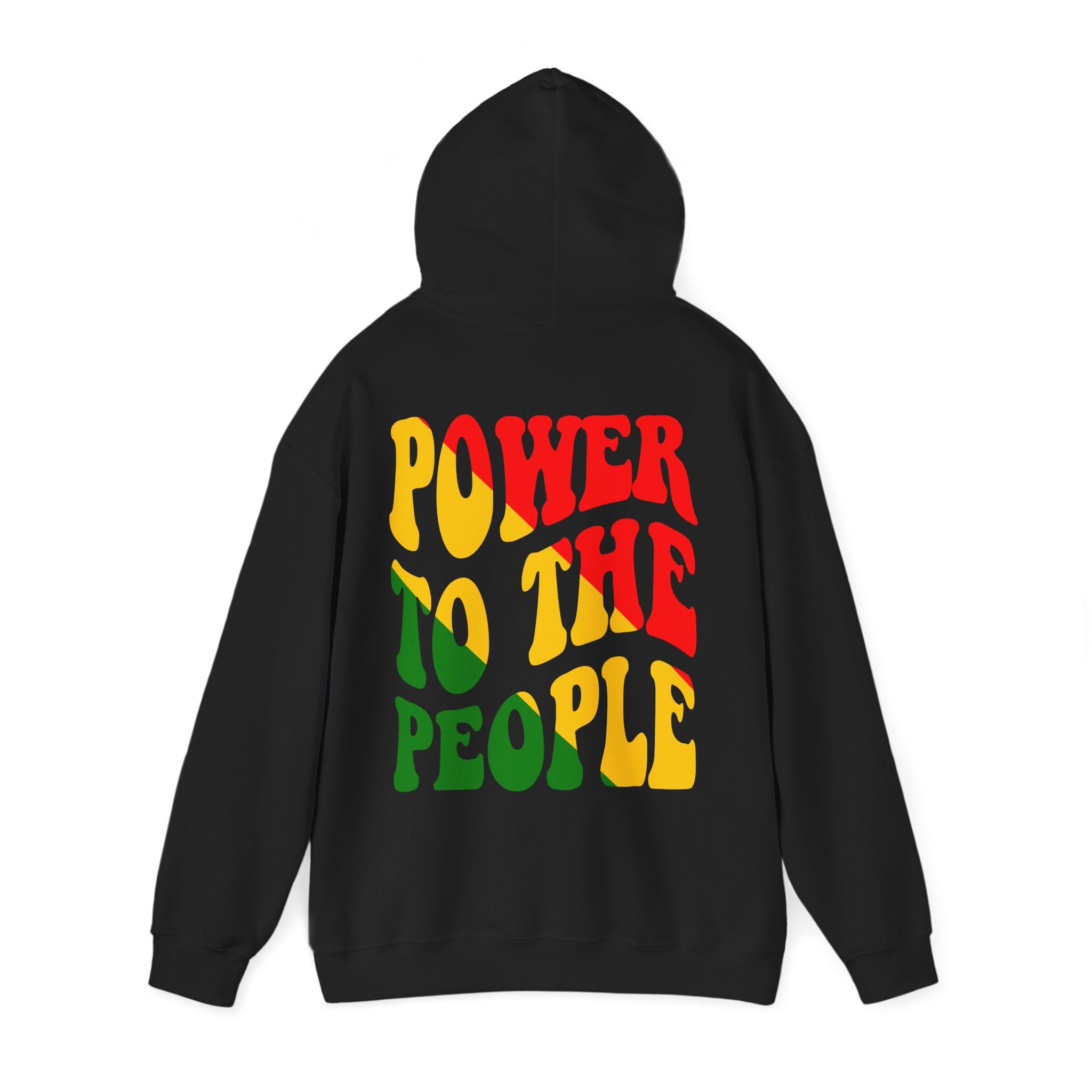 Power To The People Hoodie —back printed
