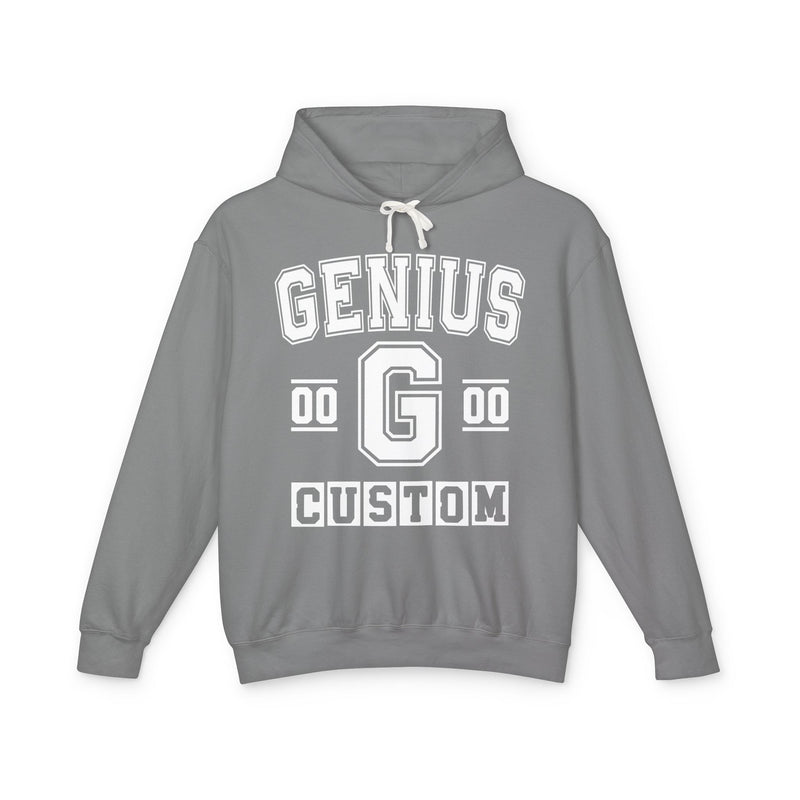 Custom Genius Varsity Hoodie — Customize Birthday Day/Month/Year — Customize Gemini Season/Nation