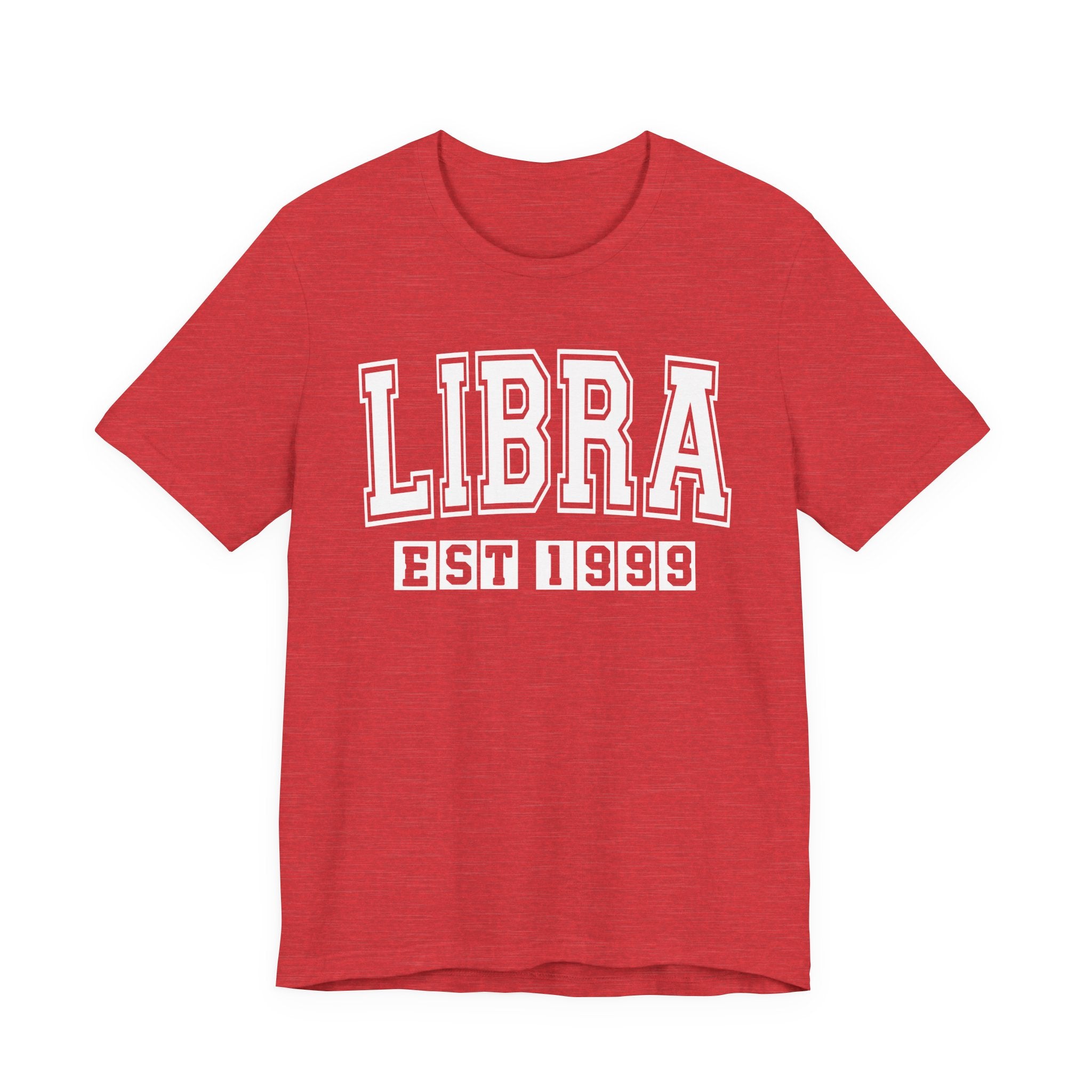Libra EST (YEAR) Personalization — Zodiac Birthday Tee Shirt