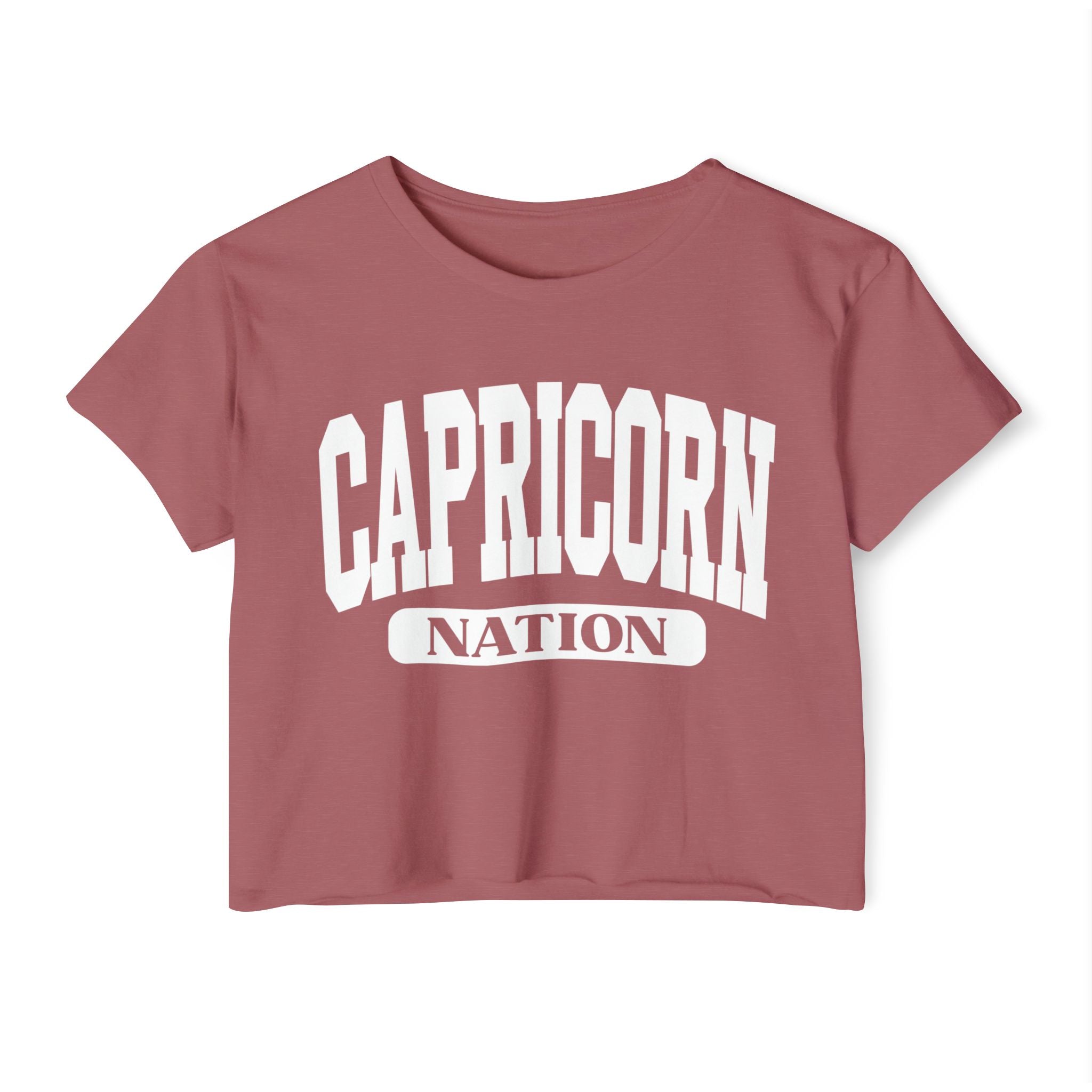 Capricorn Nation — Women’s Zodiac Festival Crop Top