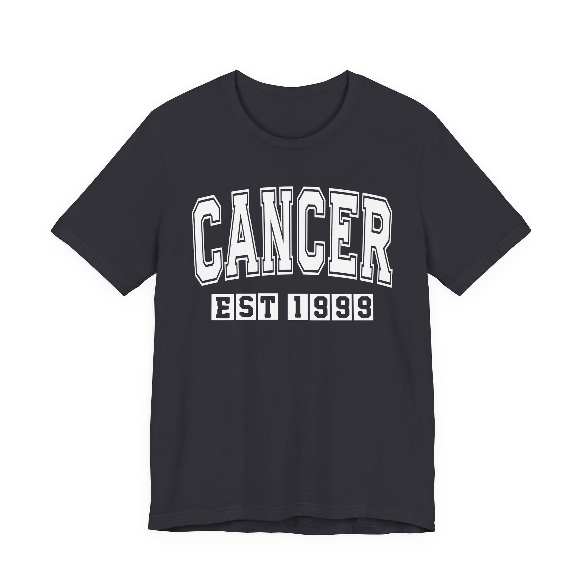 Cancer EST (YEAR) Personalization — Zodiac Birthday Tee Shirt