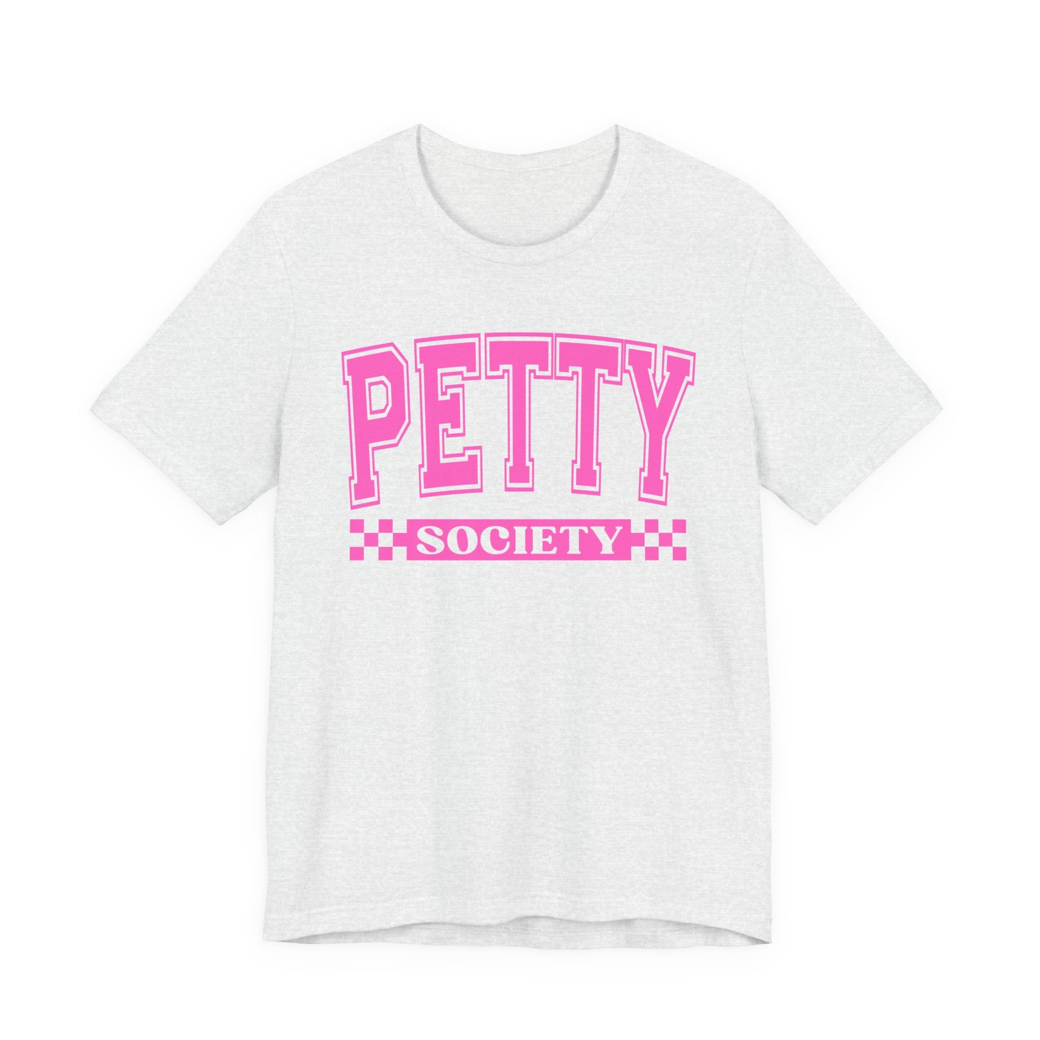 Petty Society - Pink Varsity Statement T-Shirt