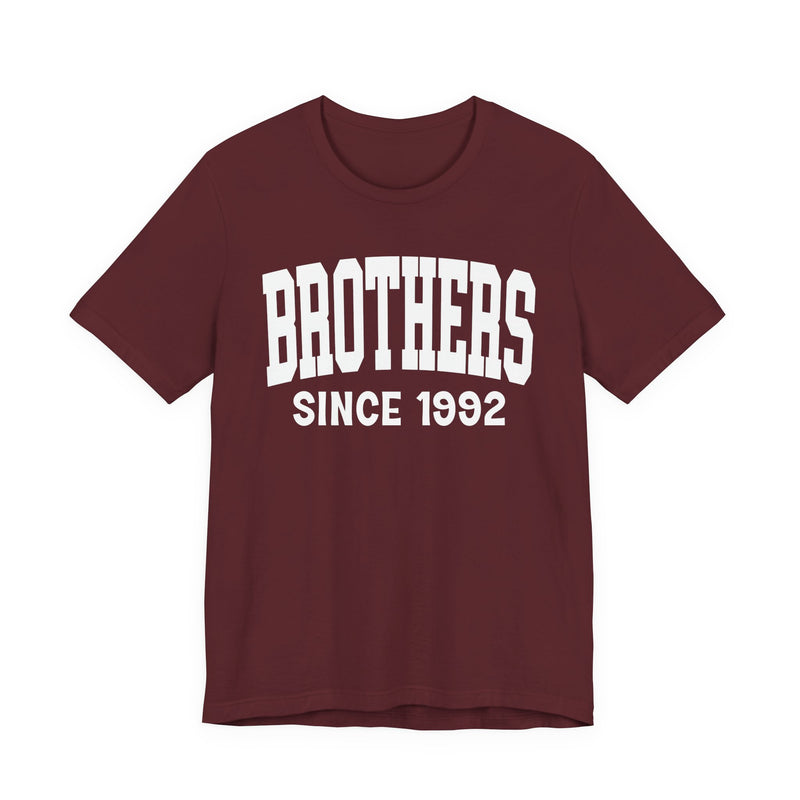 Brothers Personalization T-Shirt — Add Your Special "Since Date"