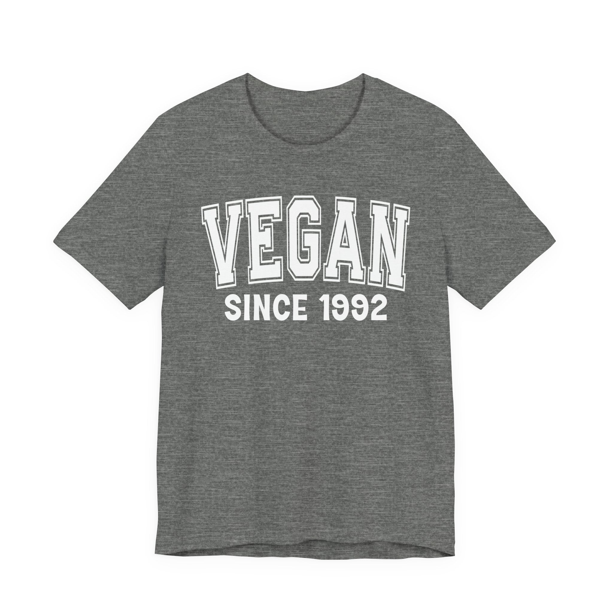 Vegan Personalization T-Shirt - Add Your Special "Since Date"