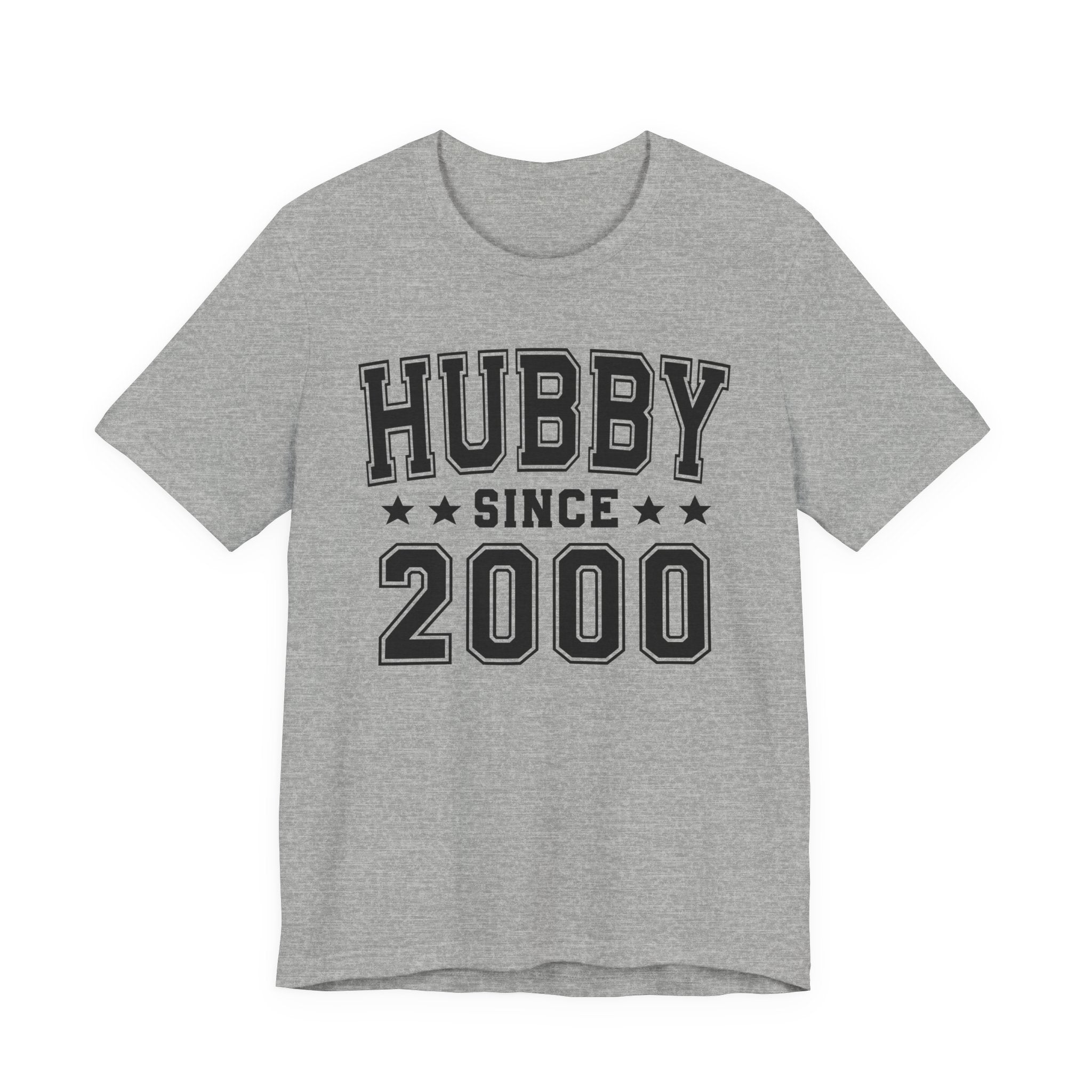 Hubby Since (Personalized Date) —  Husband/Married Couple T-shirt, Wedding & Anniversary Gift