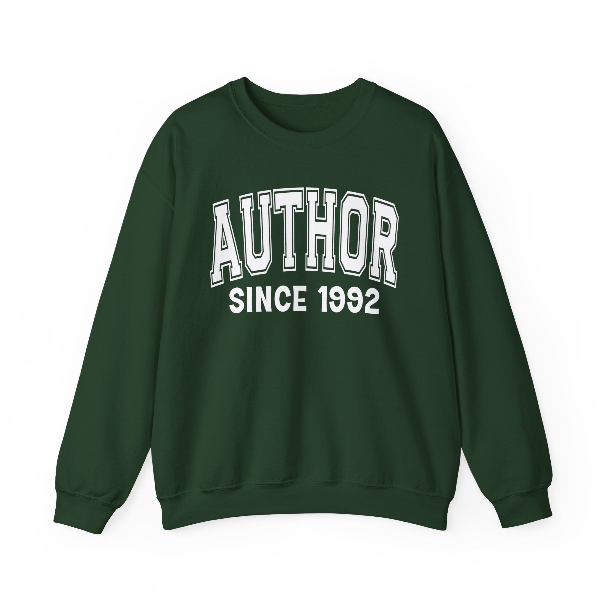 Author Personalization Sweatshirt - Add Your Special "Since Date"