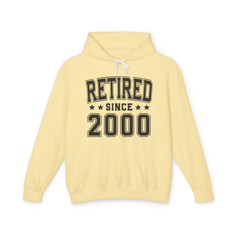Retired Since (Personalized Date) — Retirement Milestone Hoodie