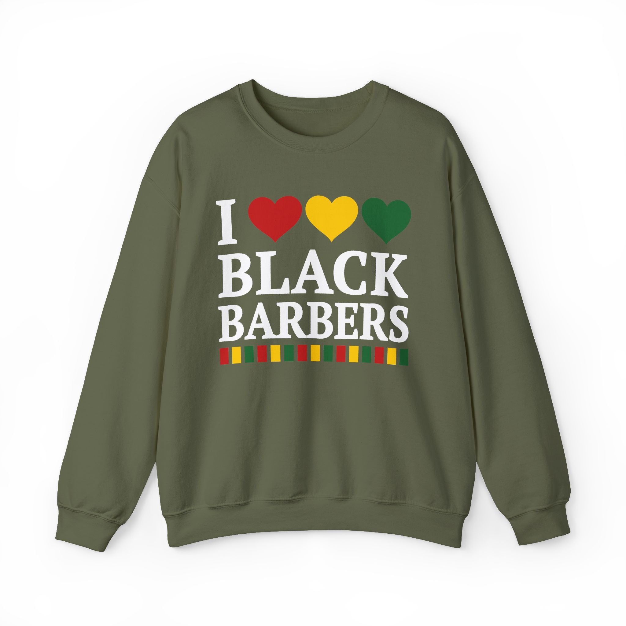 I Love Black Barbers — Sweatshirt