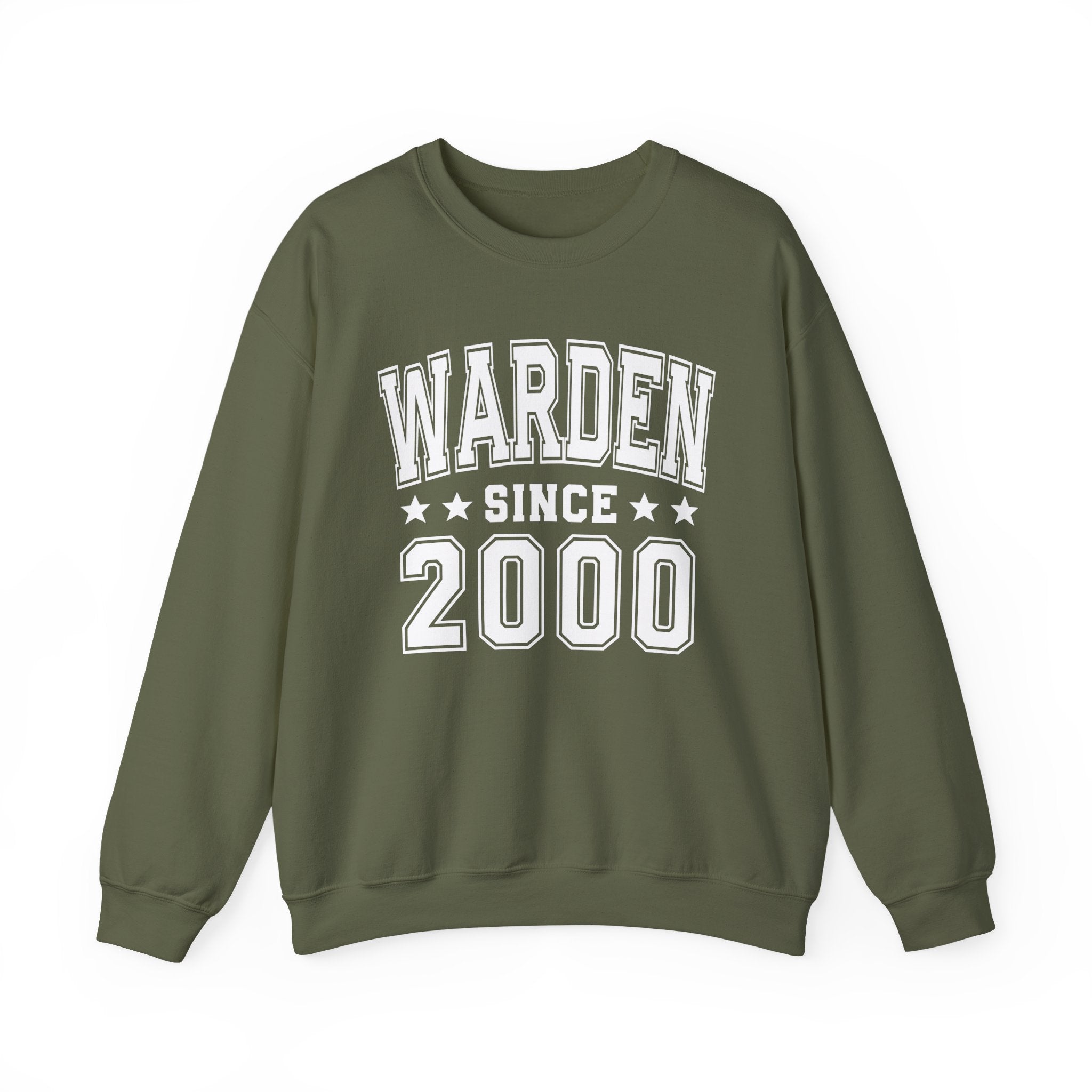 Warden Prisoner Since (Personalized Date) — Funny Marriage Milestone Sweatshirt