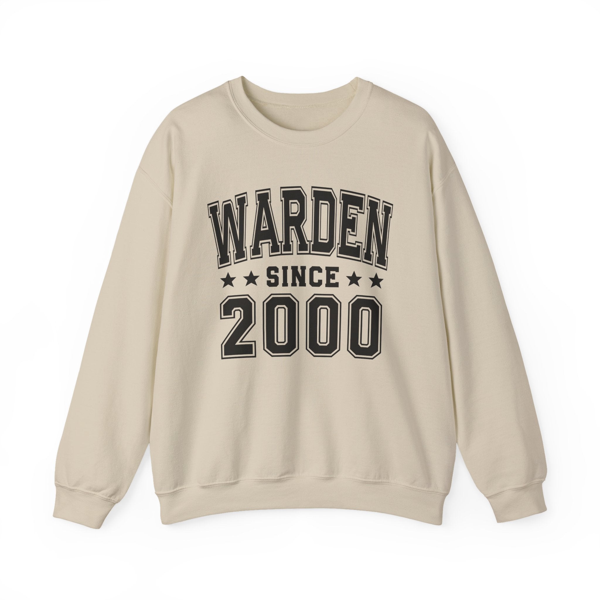 Warden Prisoner Since (Personalized Date) — Funny Marriage Milestone Sweatshirt