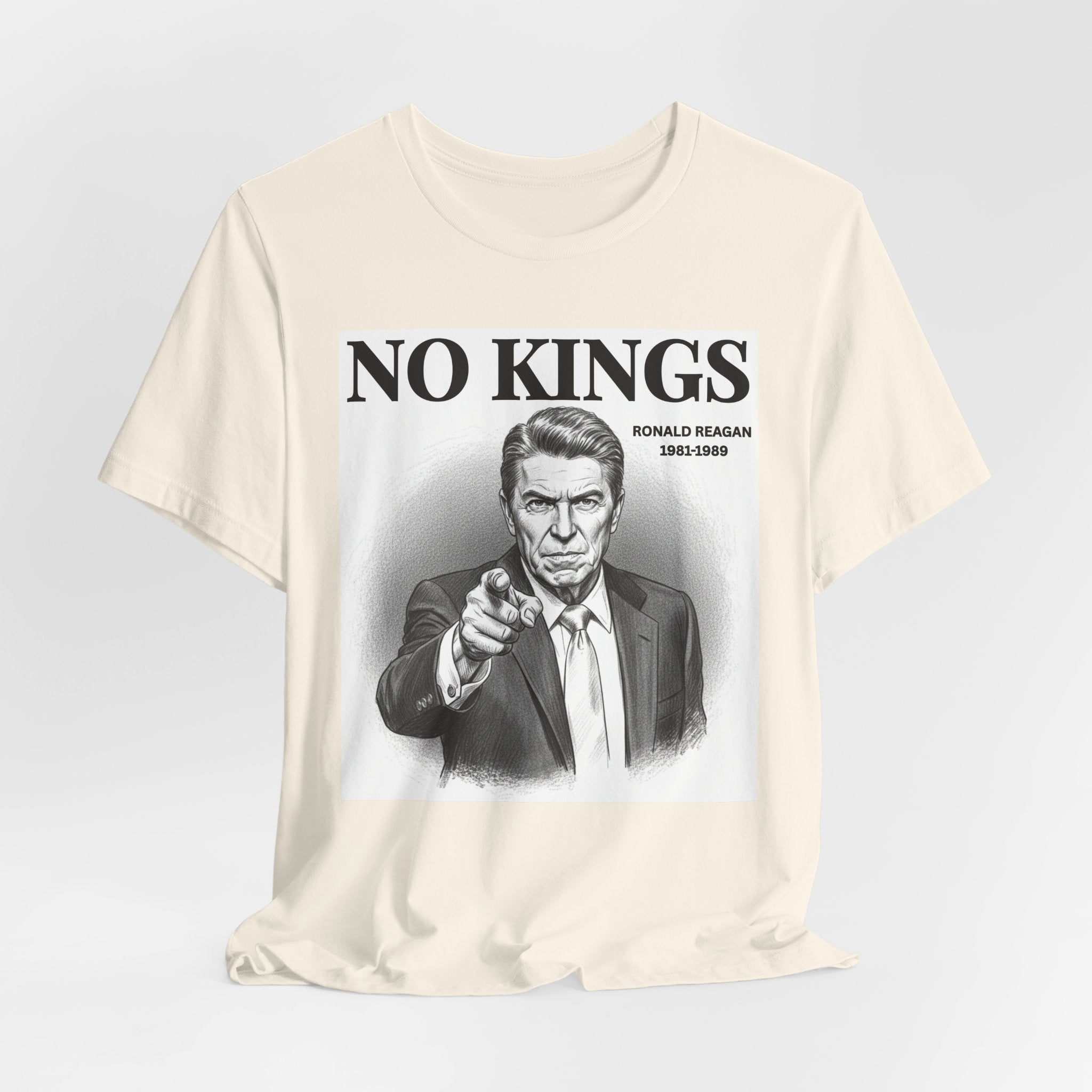 No Kings Ronald Reagan T-shirt