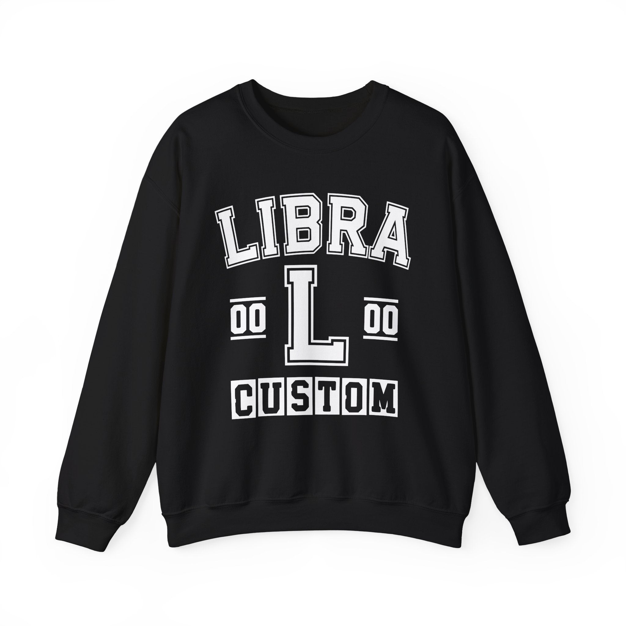 Custom Libra Varsity Sweatshirt - Customize Birthday Day/Month/Year - Customize Gemini Season/Nation