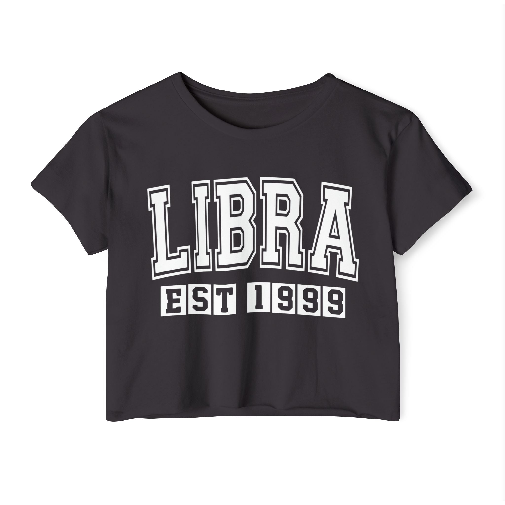 Libra EST (YEAR) Personalization -  Crop Top