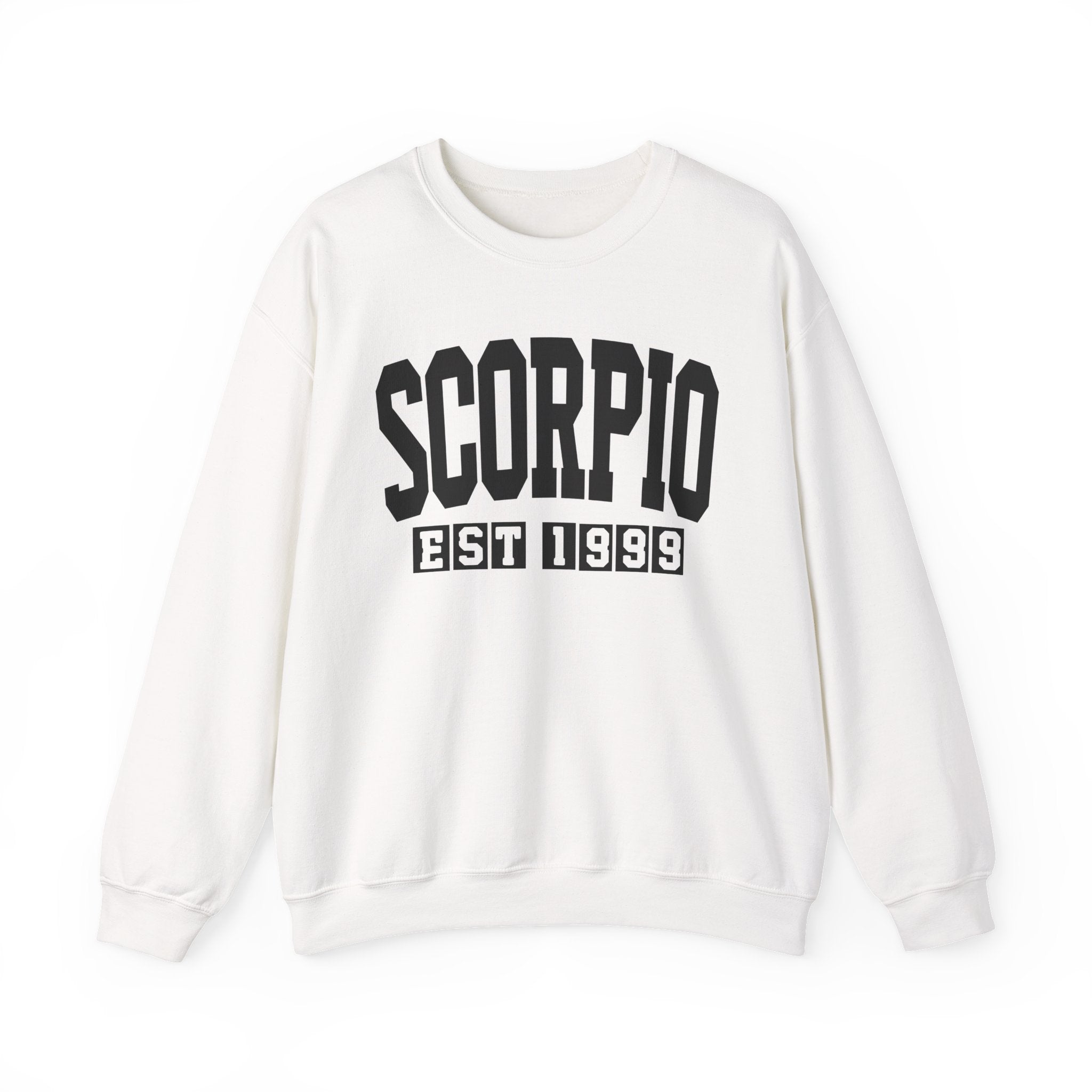 Scorpio (EST YEAR) Personalization — Zodiac Graphic Sweatshirt