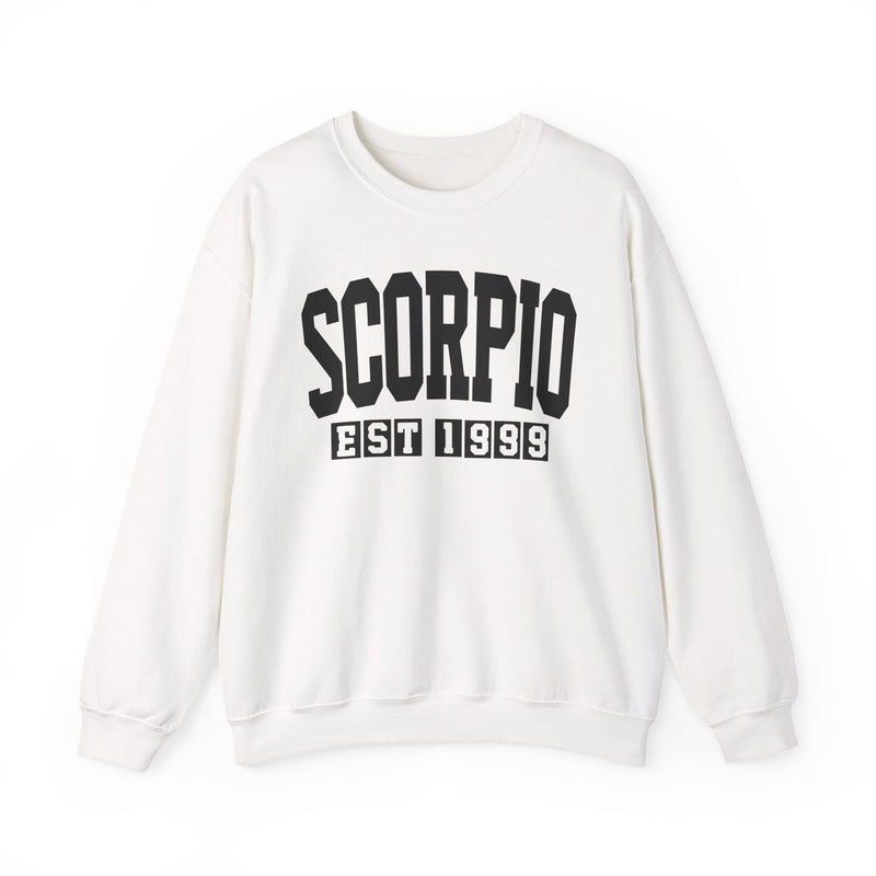 Scorpio (EST YEAR) Personalization — Zodiac Graphic Sweatshirt
