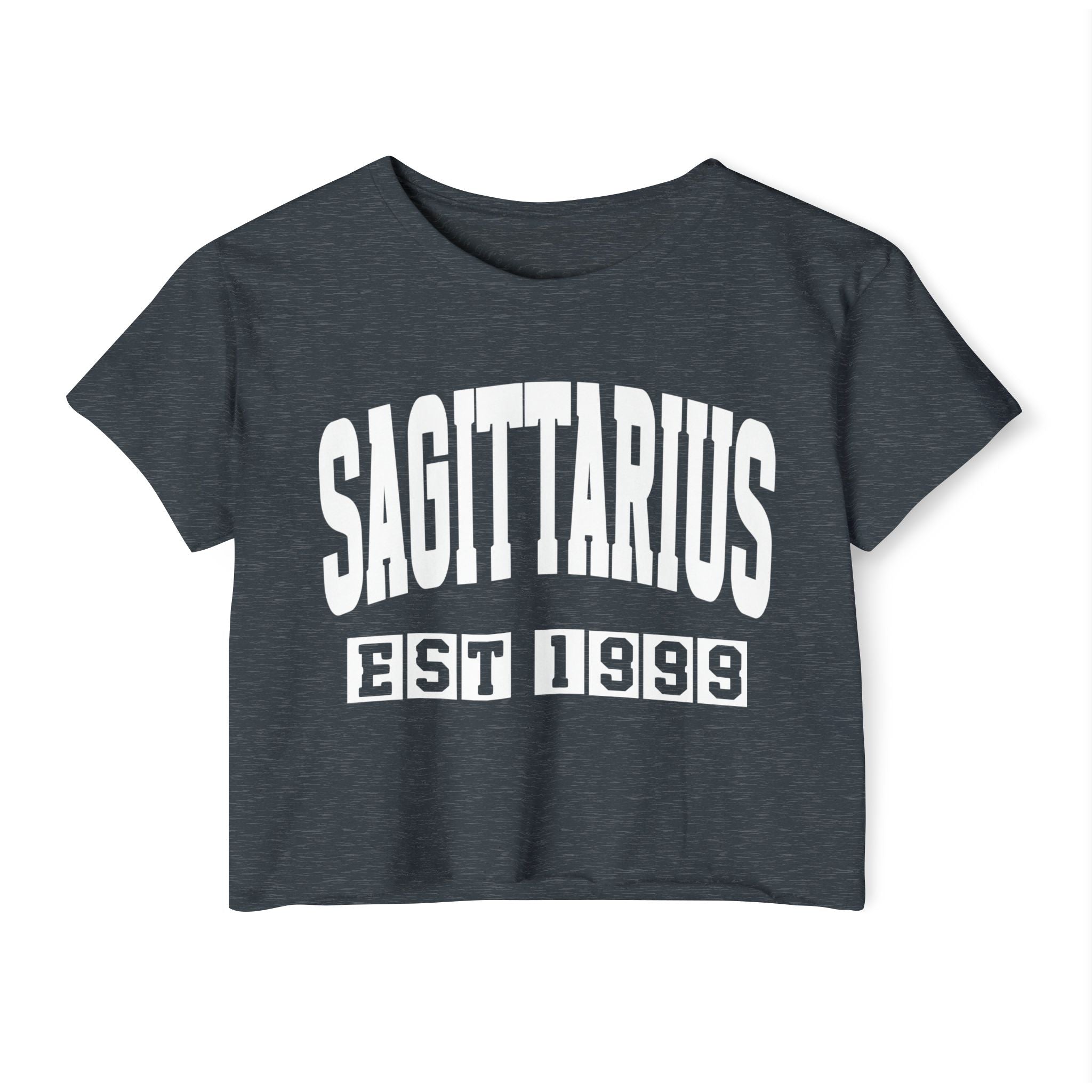Sagittarius EST (YEAR) Personalization -  Crop Top