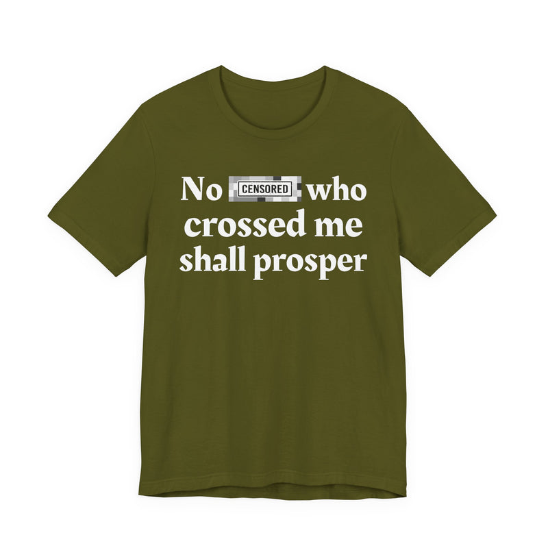 No Bitch Who Crossed Me Shall Prosper — T-Shirt