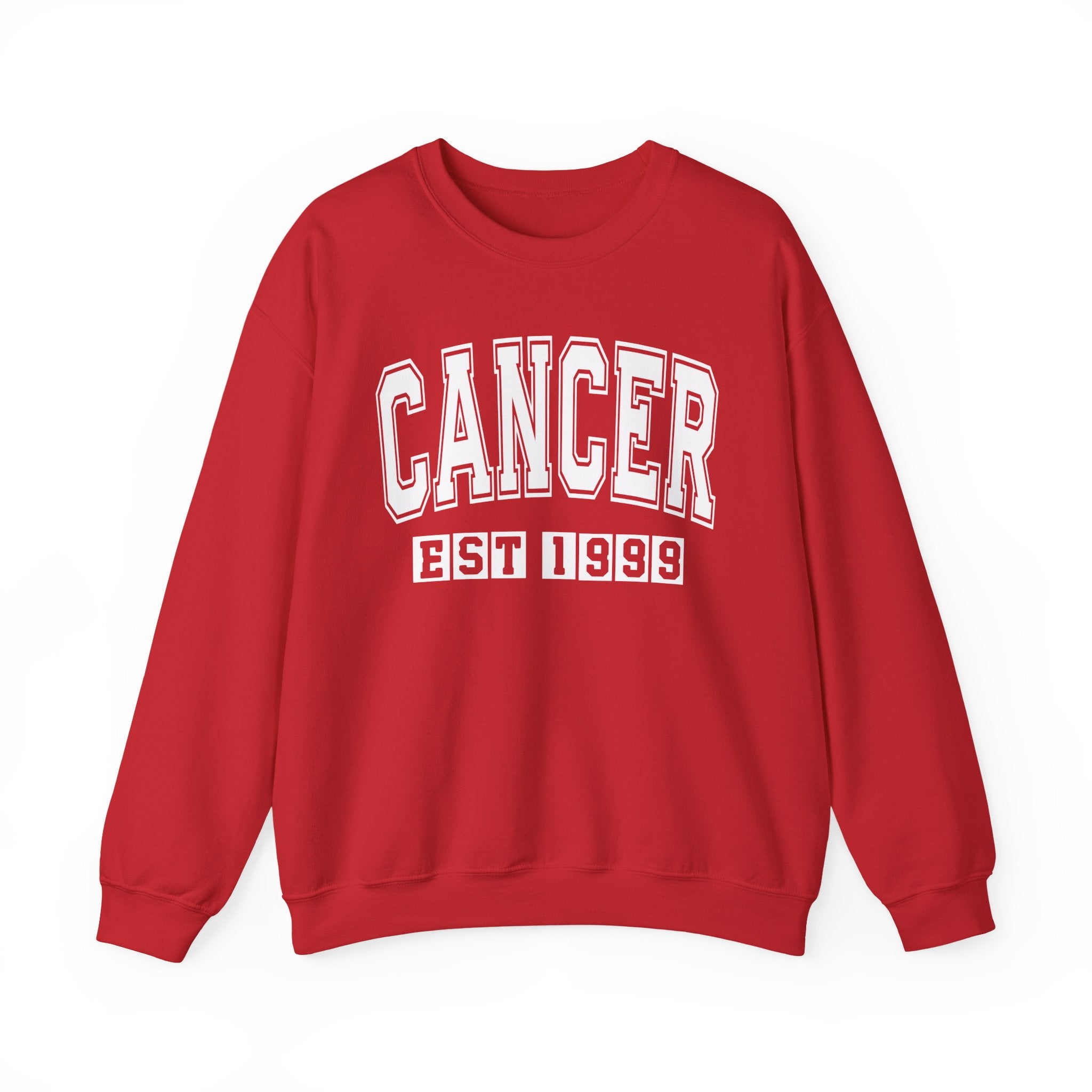 Cancer (EST YEAR) Personalization — Zodiac Graphic Sweatshirt
