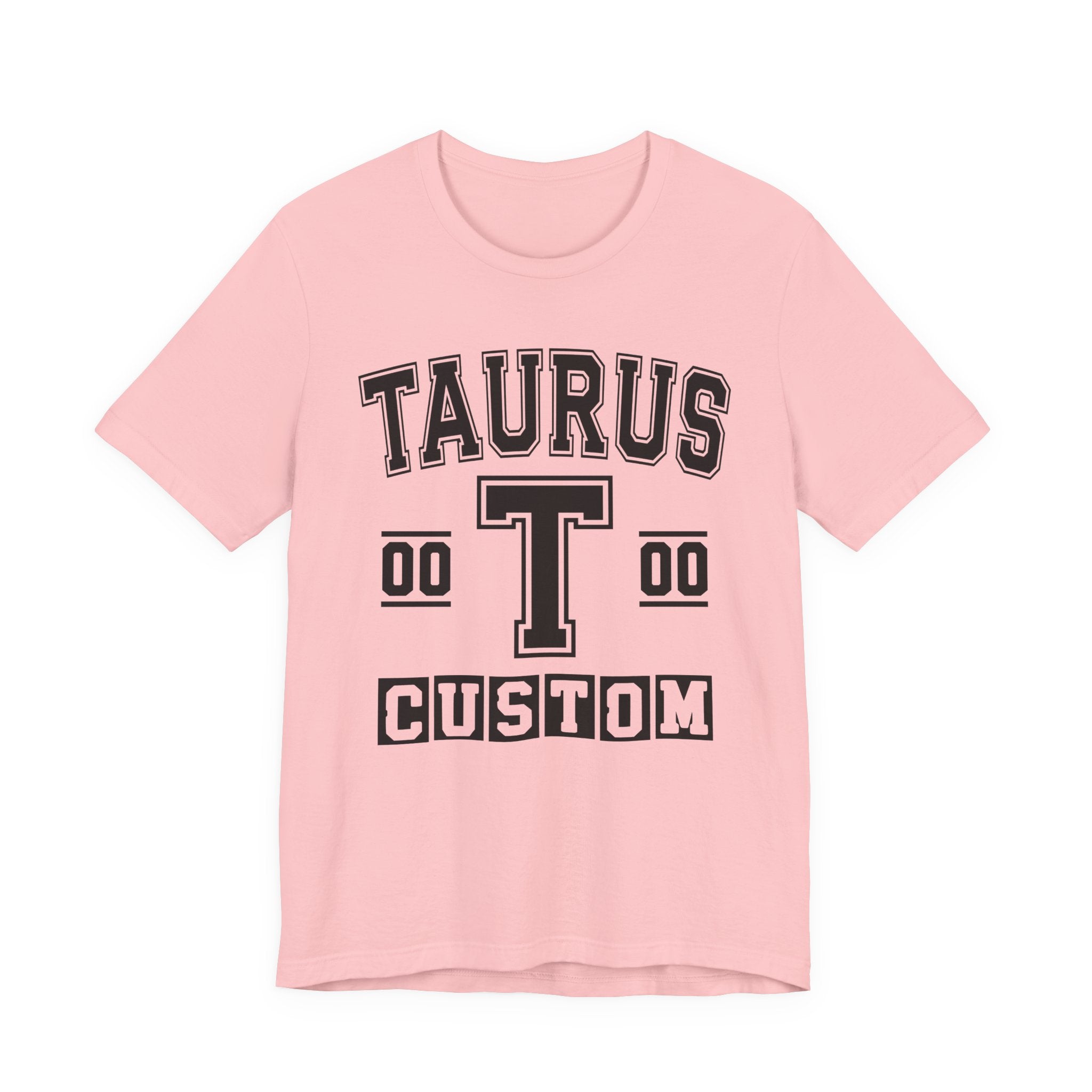 Custom Taurus Varsity Tee Shirt — Customize Birthday Day/Month/Year - Customize Season/nation/Society