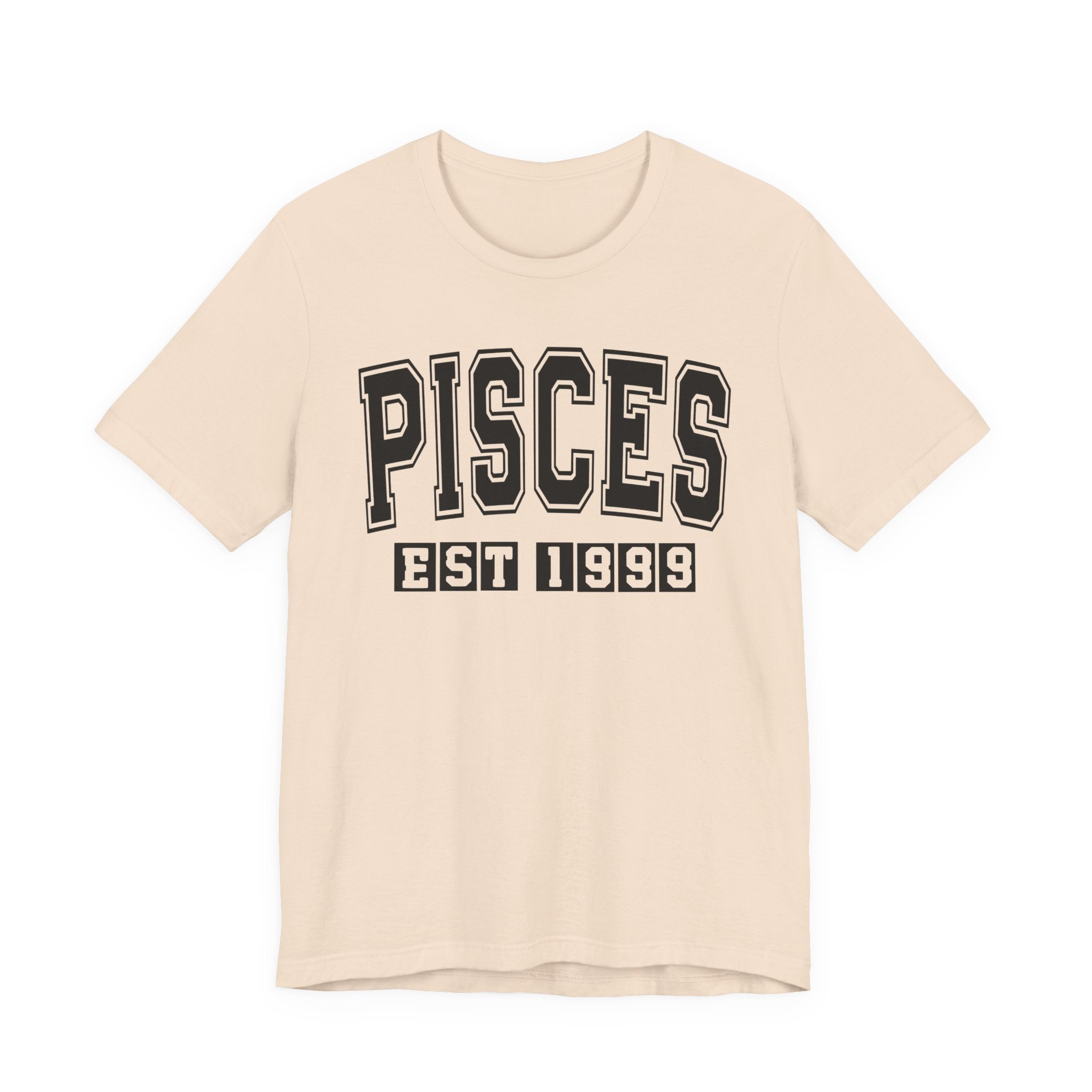 Pisces EST (YEAR) Personalization — Zodiac Birthday Tee Shirt