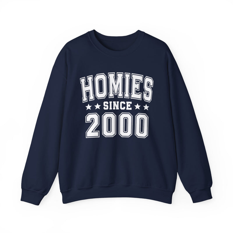 Homies Since (Personalized Date) —  Friendship Milestone Sweatshirt