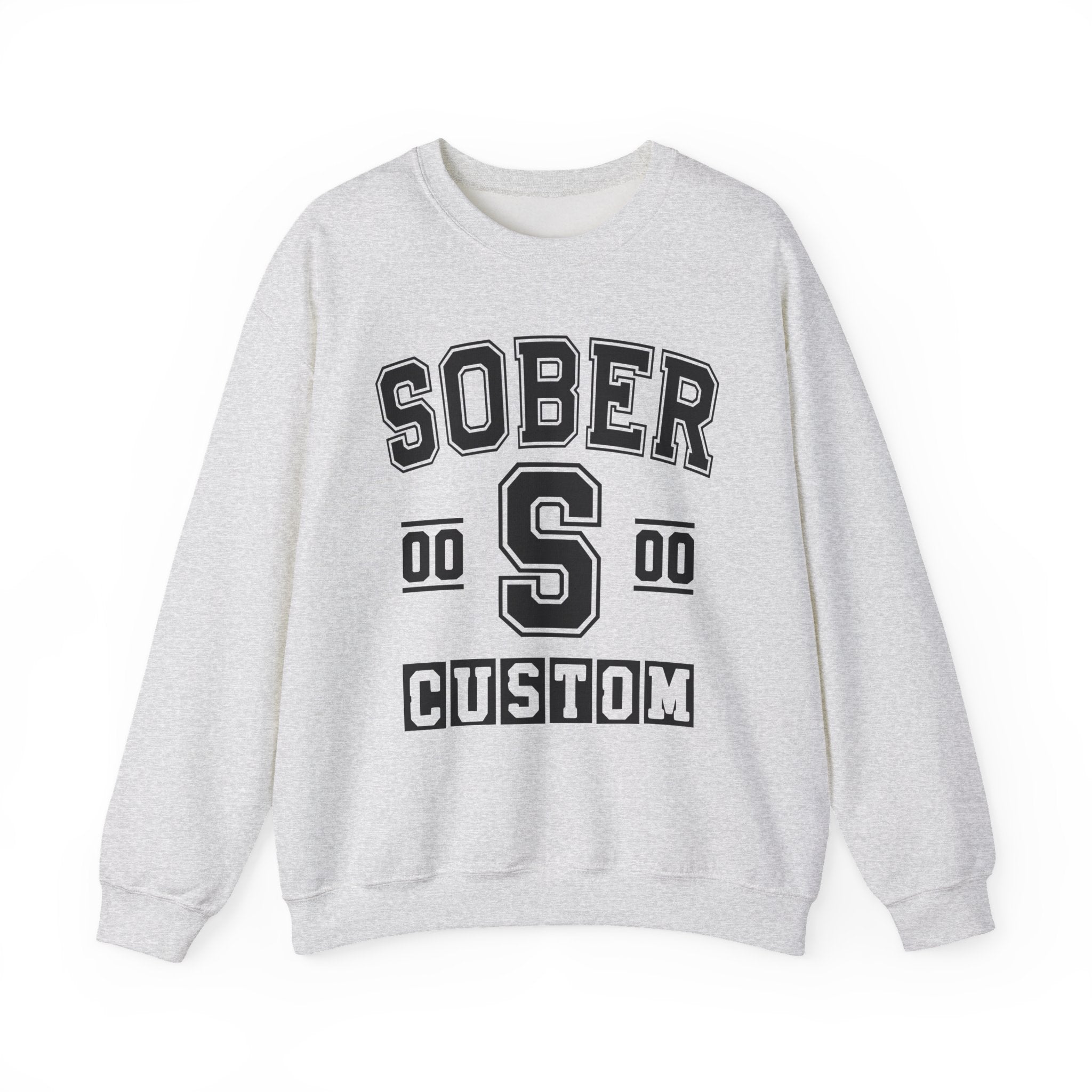 Custom Sober Varsity Sweatshirt - Customize Birthday Day/Month/Year - Customize Gemini Season/Nation