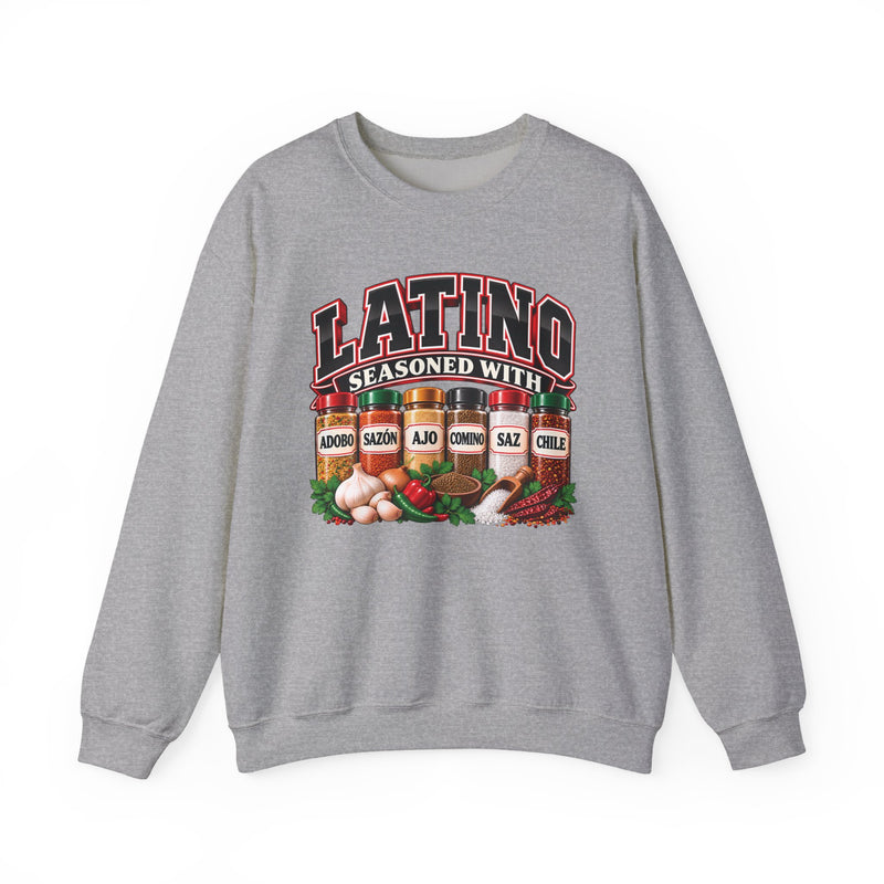 Latino Seasoned With Adobo Sazón Ajo Comino Saz Chile — Sweatshirt