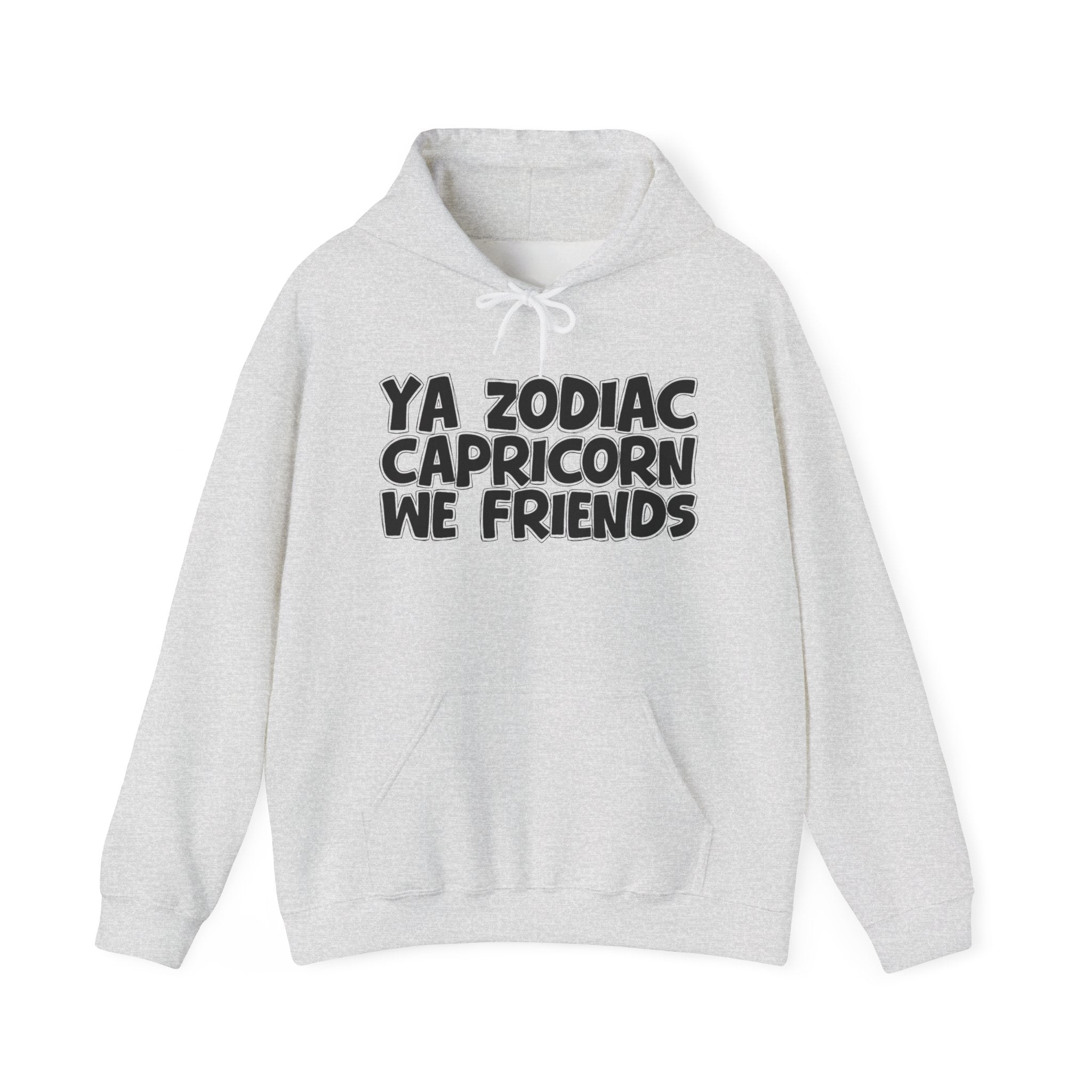 Ya Zodiac Capricorn We Friends - Fun Astrology Hoodie Gift