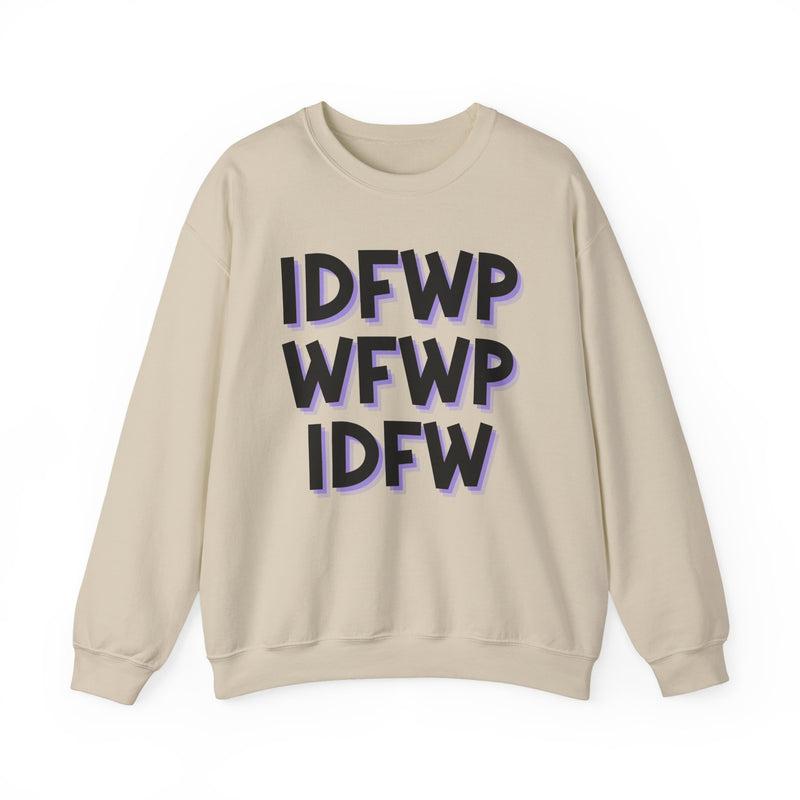 IDFWPWFWPIDFW — Sweatshirt (glitch)
