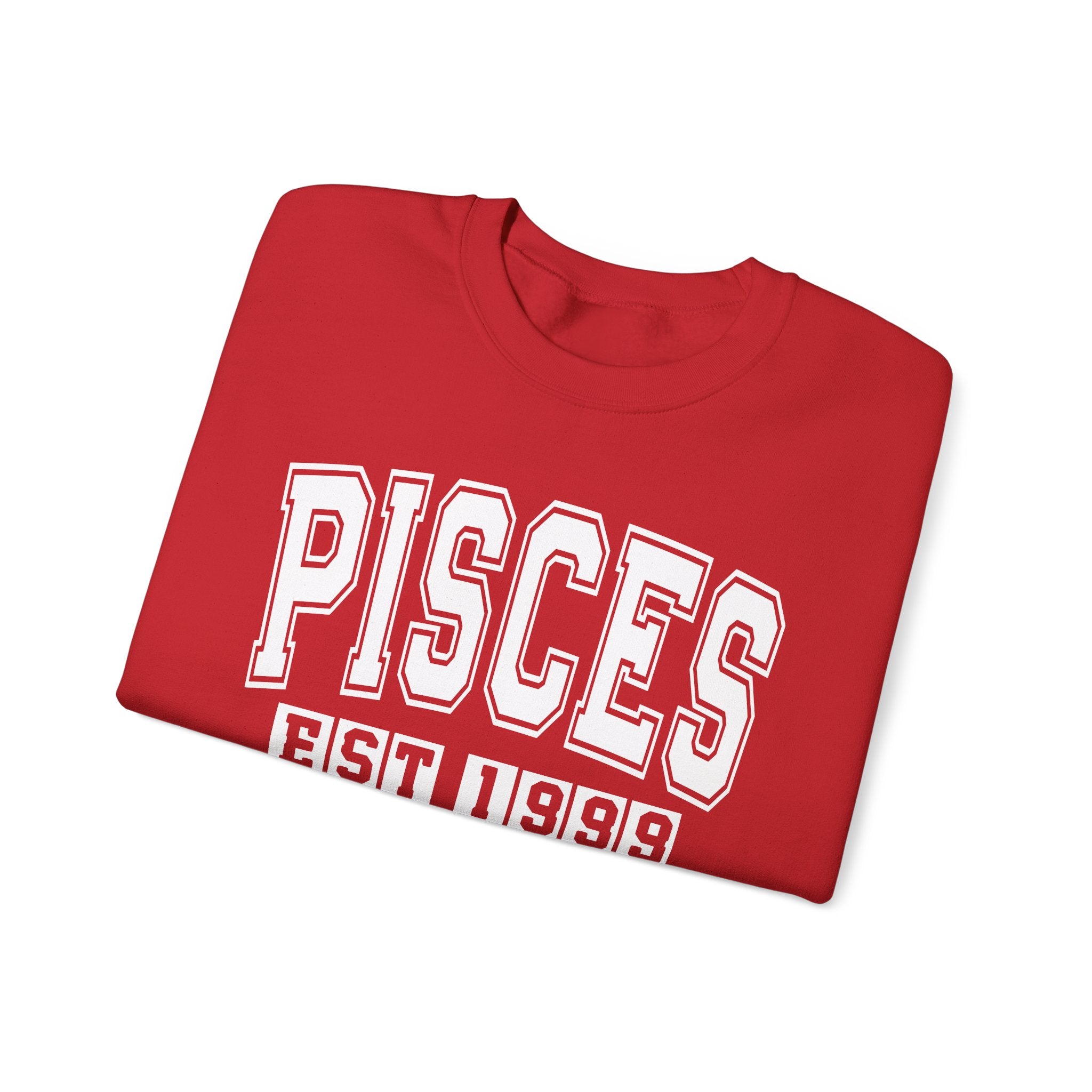 Pisces (EST YEAR) Personalization — Zodiac Graphic Sweatshirt