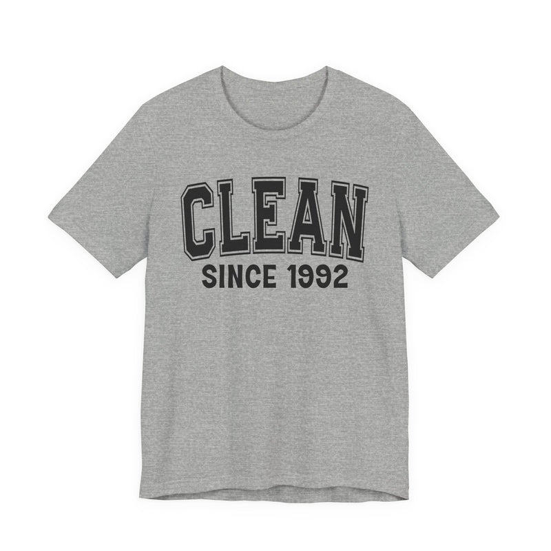 Clean Personalization T-Shirt — Add Your Special "Since Date"