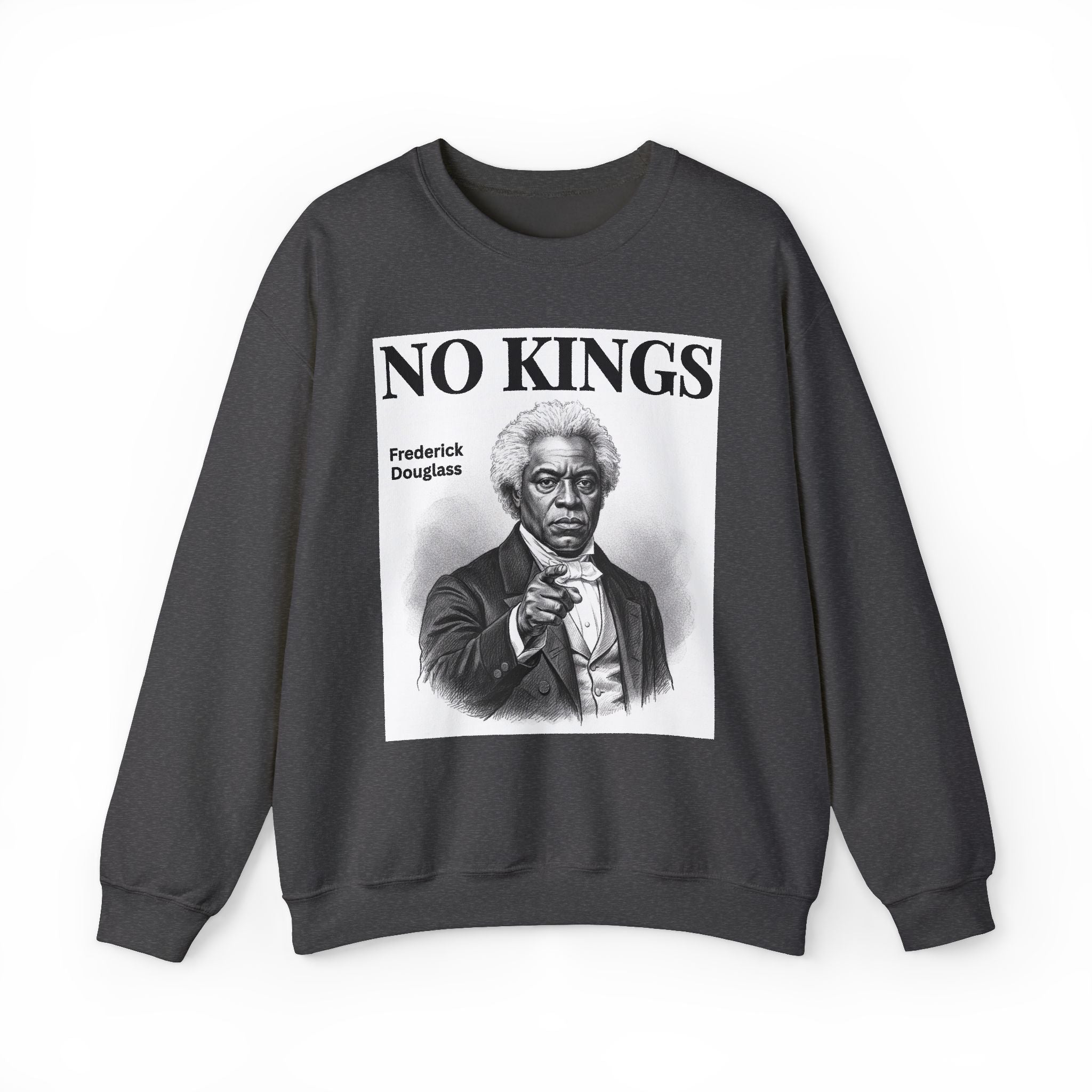 No Kings Frederick Douglass — Sweatshirt