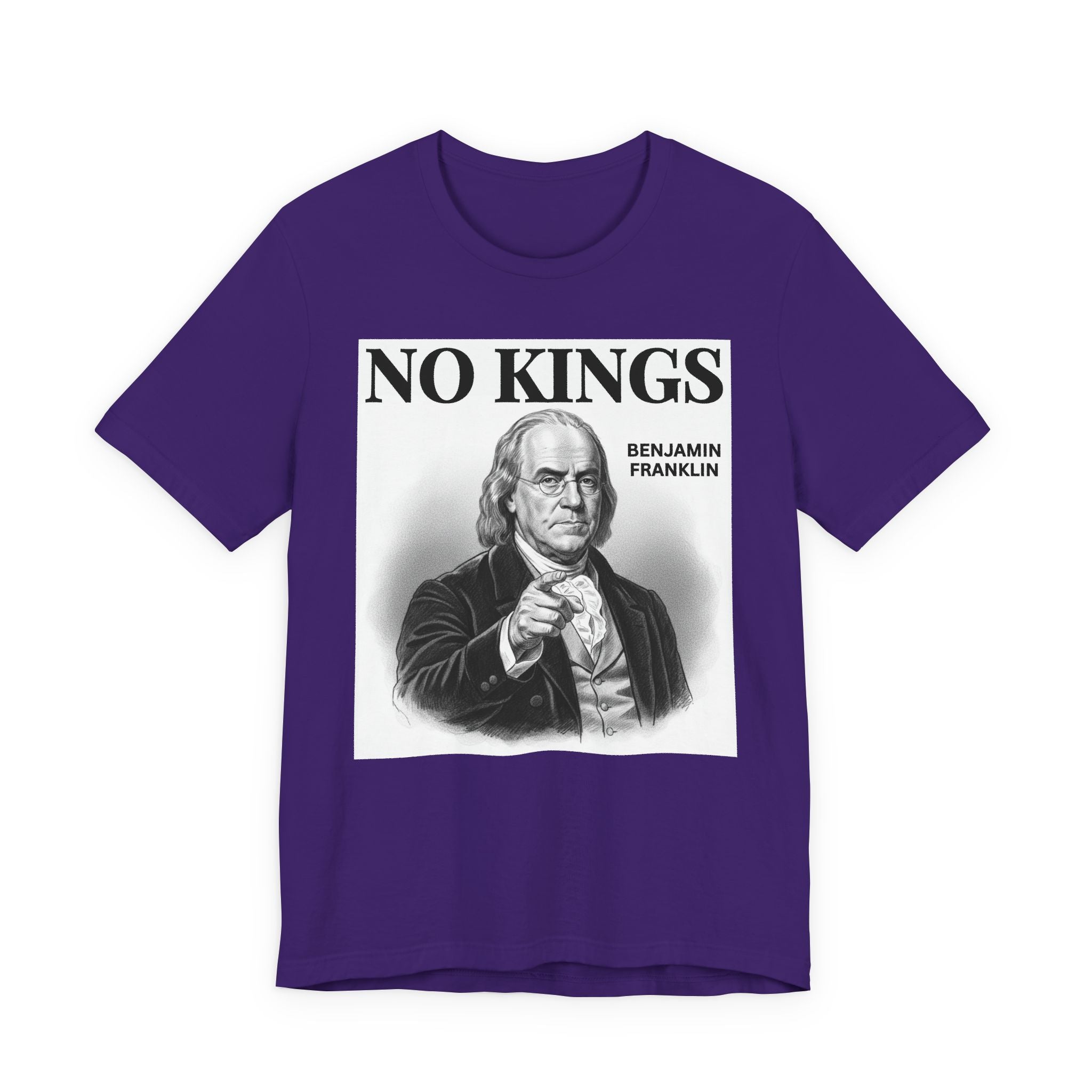 No Kings Benjamin Franklin T-Shirt