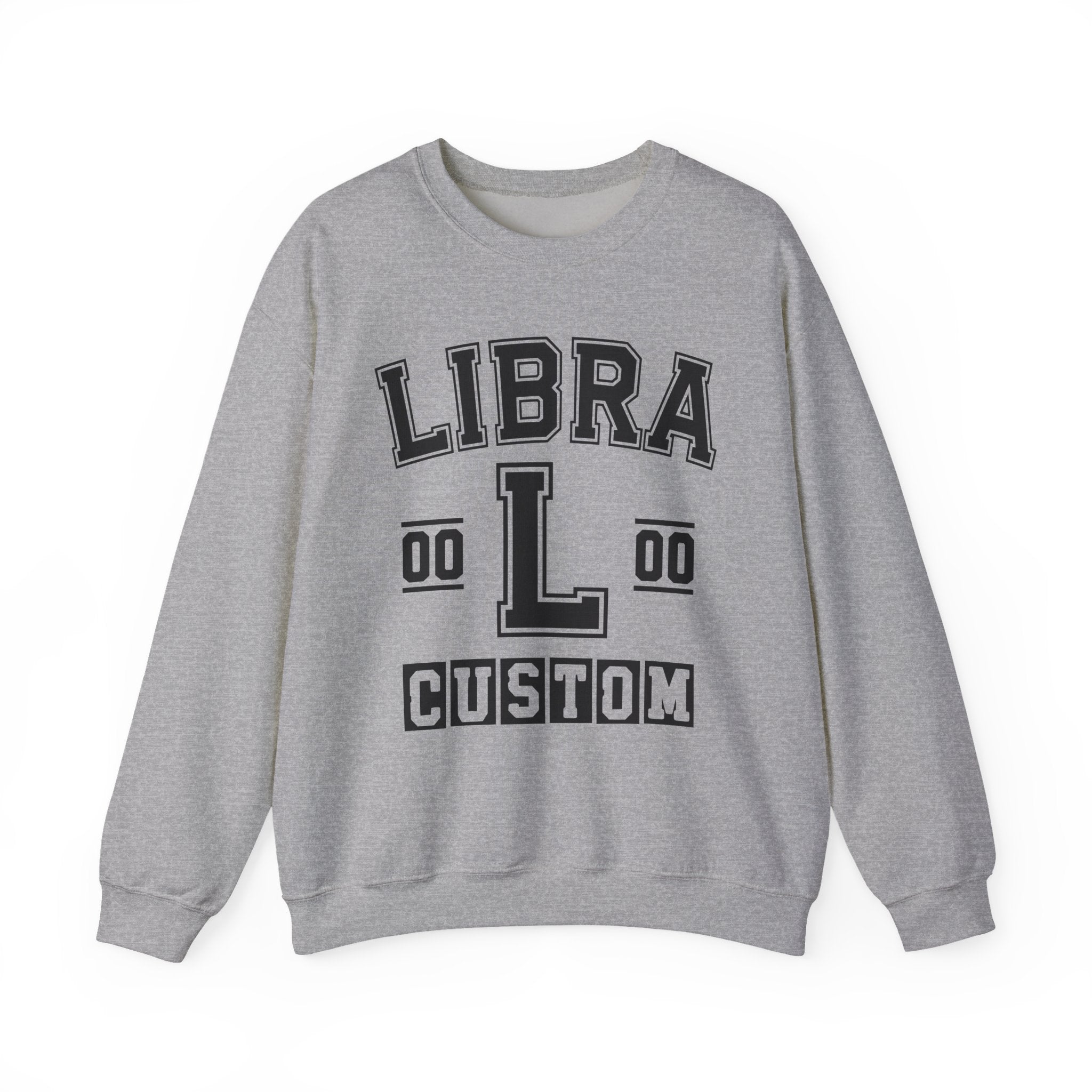 Custom Libra Varsity Sweatshirt - Customize Birthday Day/Month/Year - Customize Gemini Season/Nation