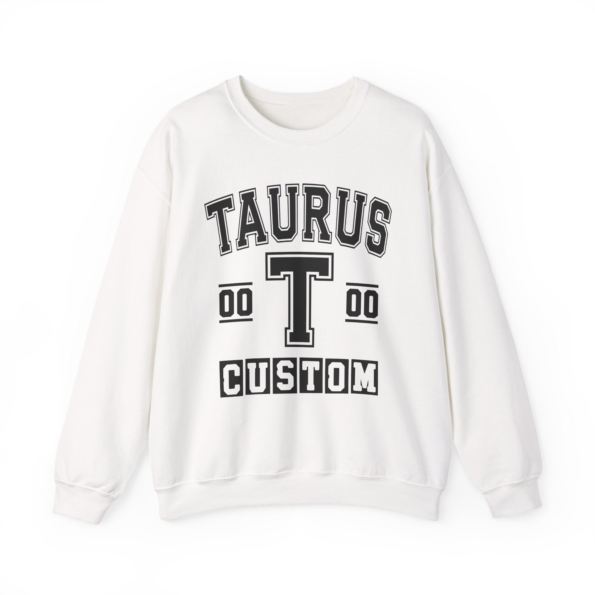 Custom Taurus Varsity Sweatshirt - Customize Birthday Day/Month/Year - Customize Gemini Season/Nation