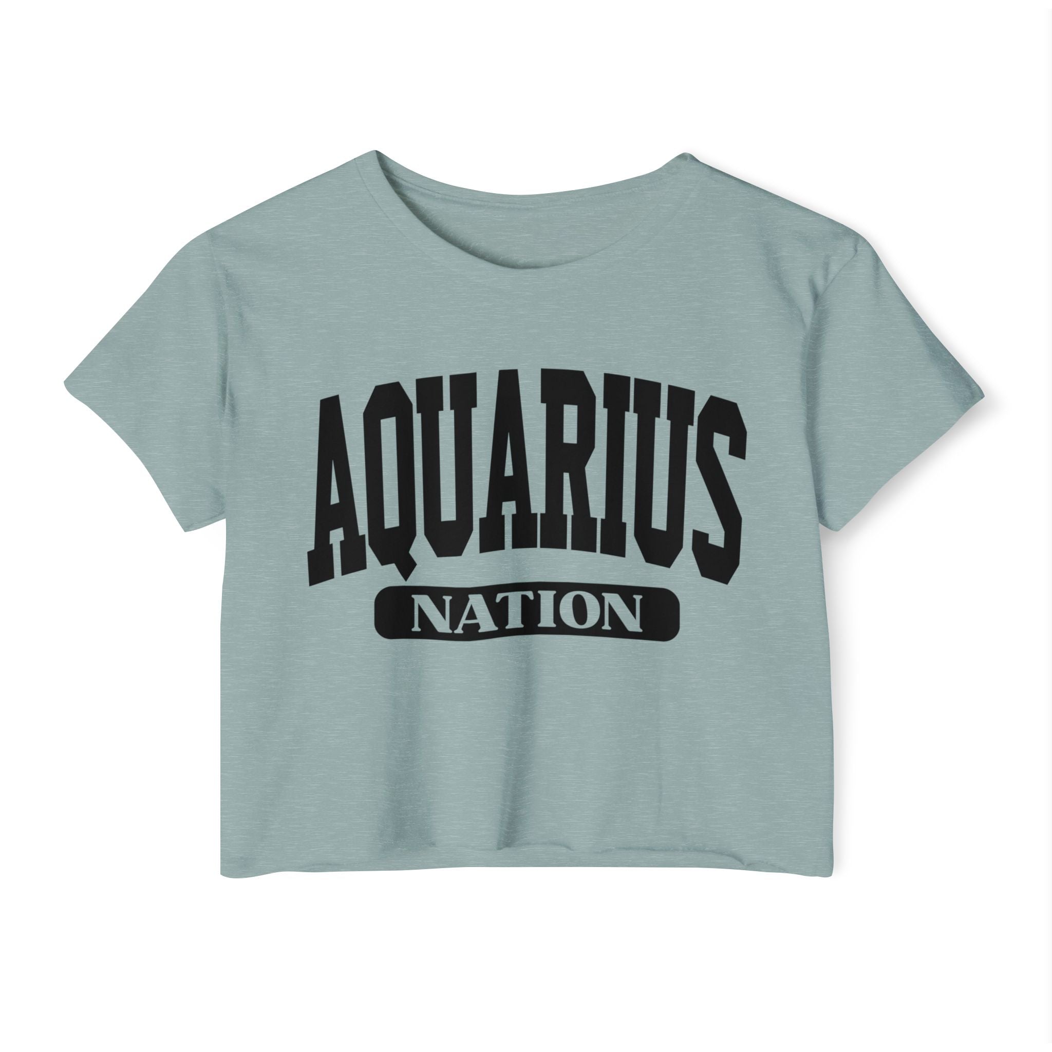 Aquarius Nation — Women’s Zodiac Festival Crop Top